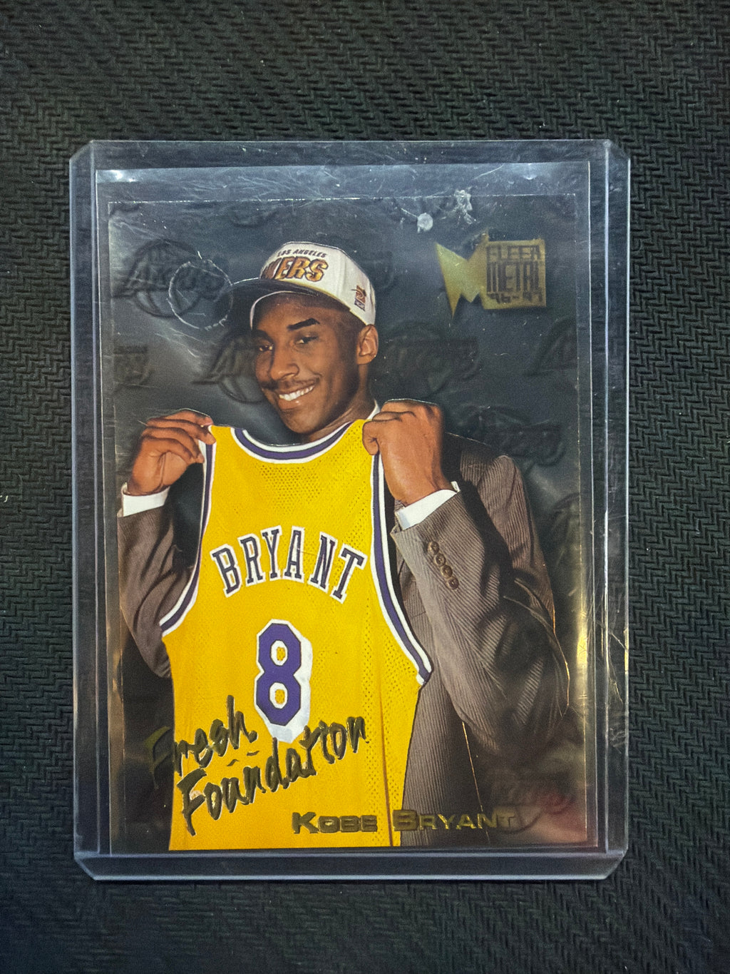 1996 Fleer Metal Kobe Bryant Fresh Foundation Rookie Lakers