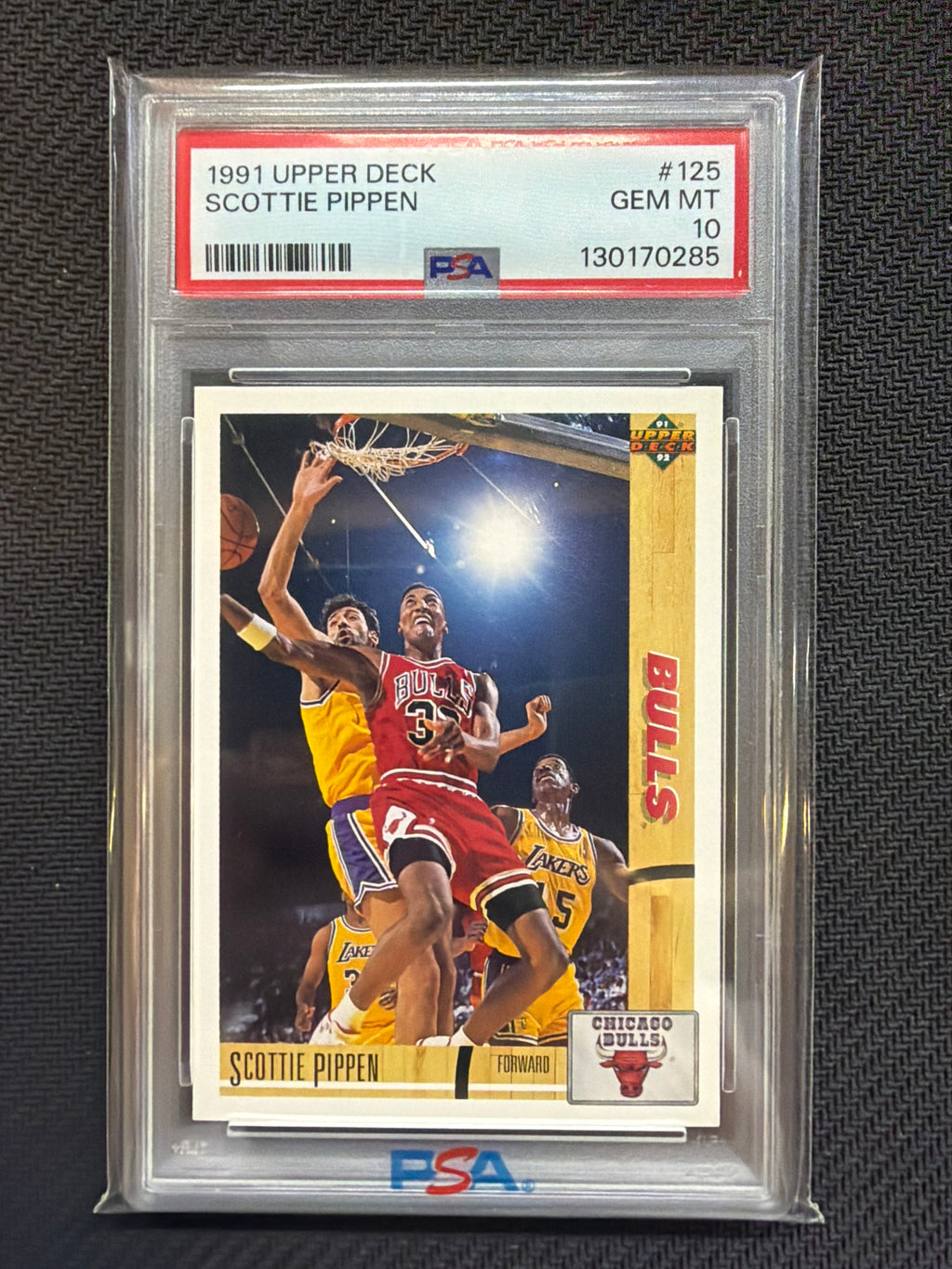 1991 Upper Deck Scottie Barnes #125 PSA 10 Bulls
