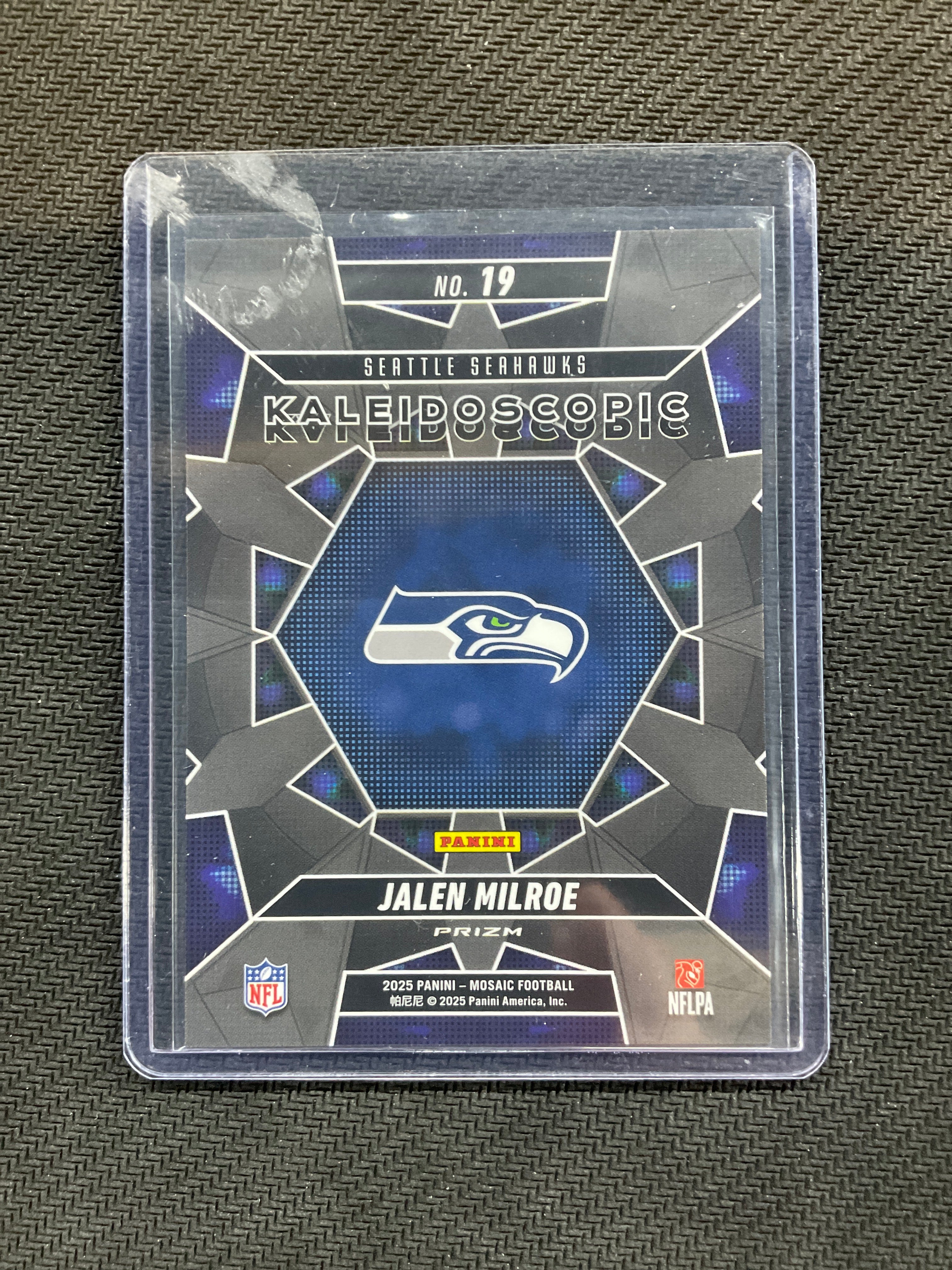 2025 Mosaic Jalen Milroe Kaleidoscopic Seahawks