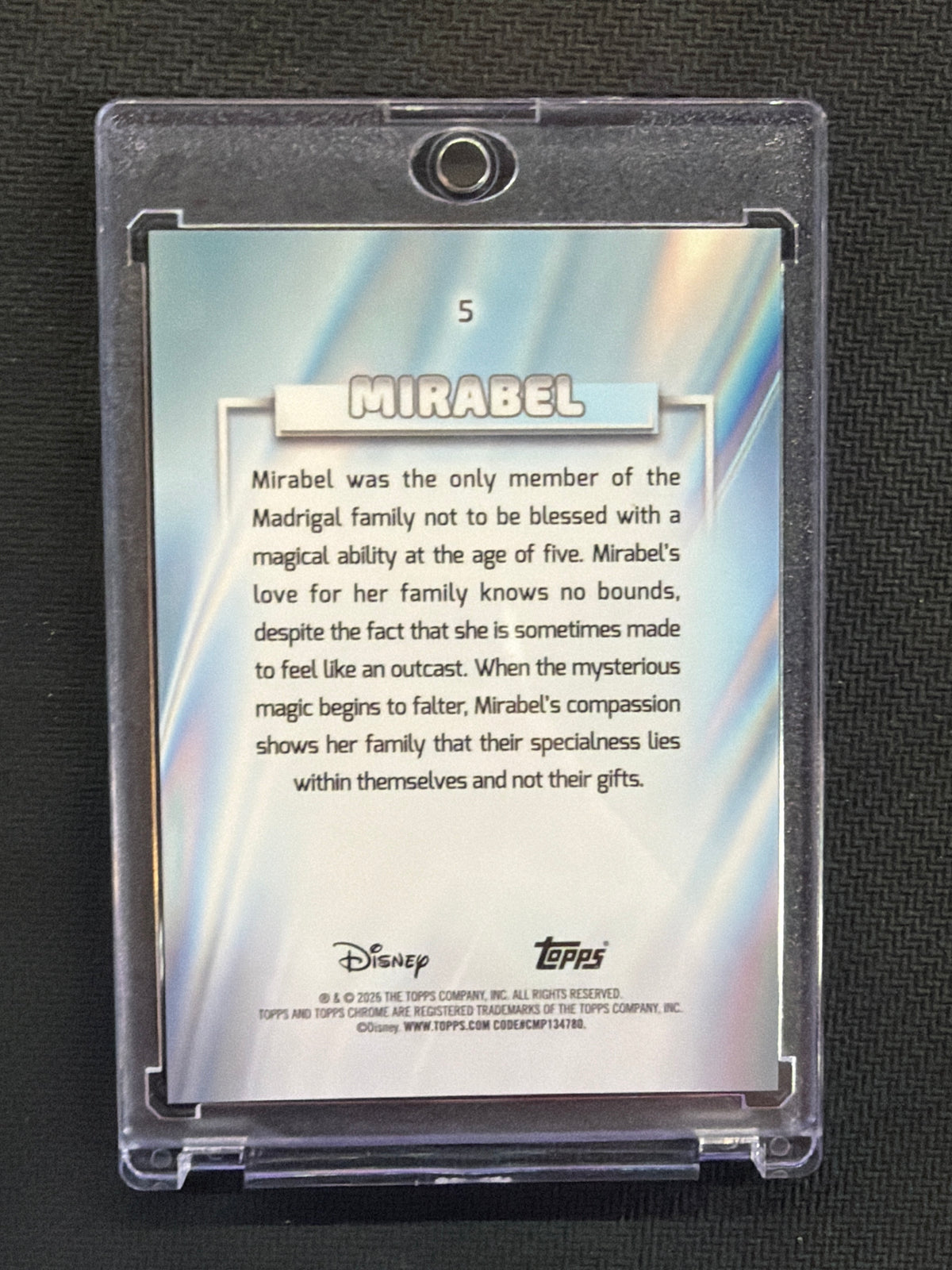 2026 Topps Chrome Disney Mirabel White /30