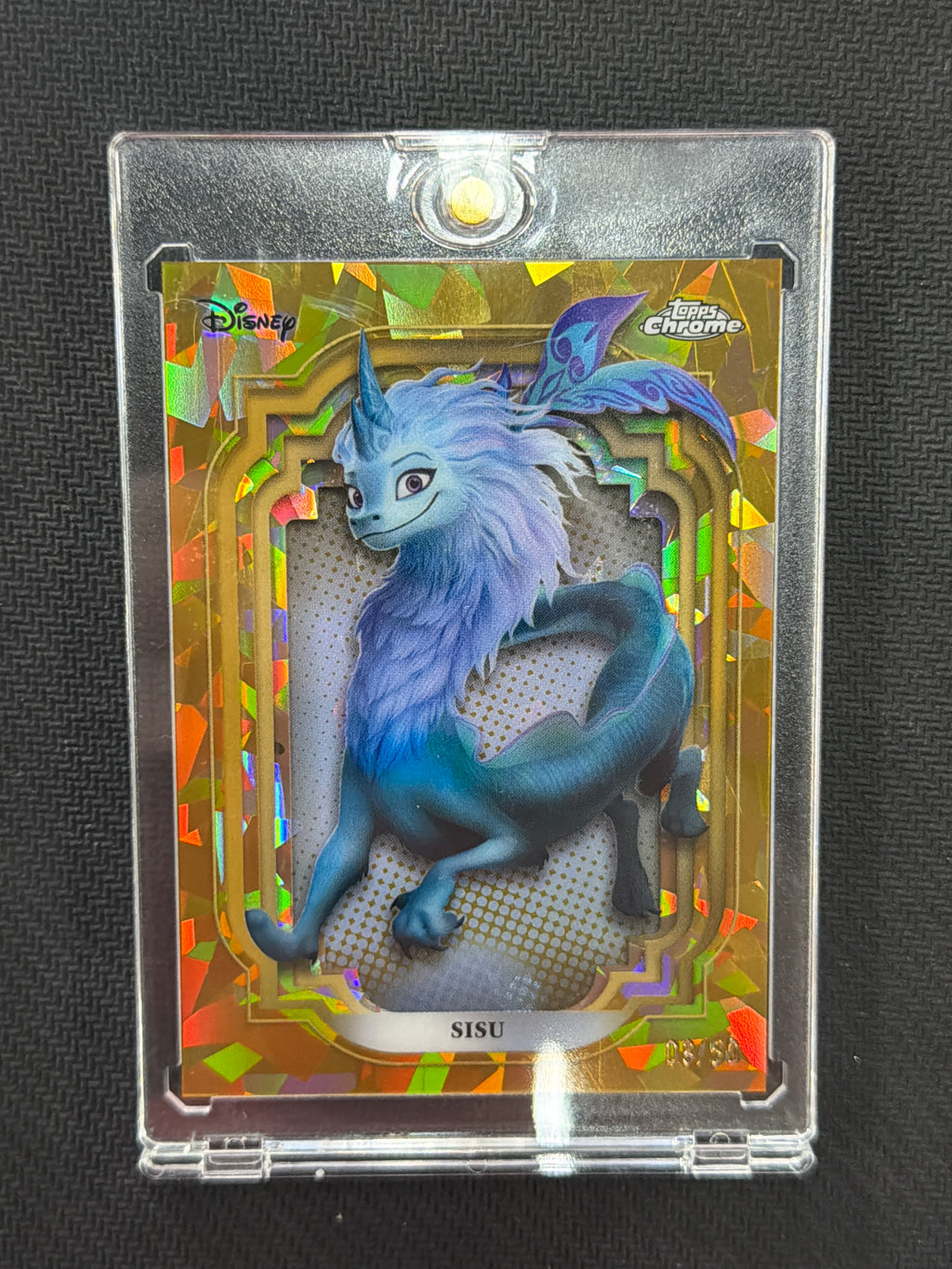 2024 Topps Chrome Disney Sapphire Sisu Gold /50