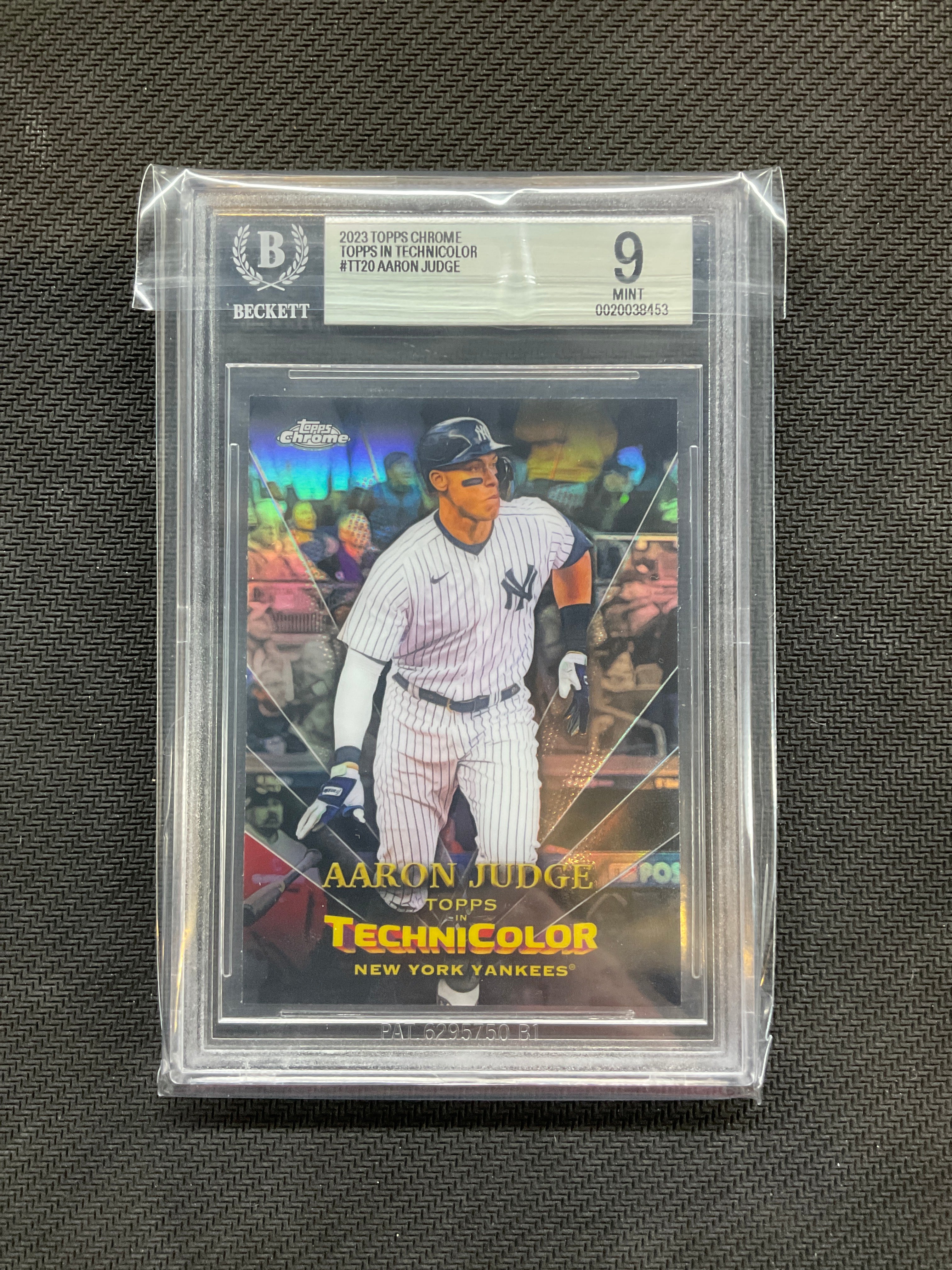 2023 Topps Chrome Aaron Judge Topps In Technicolor