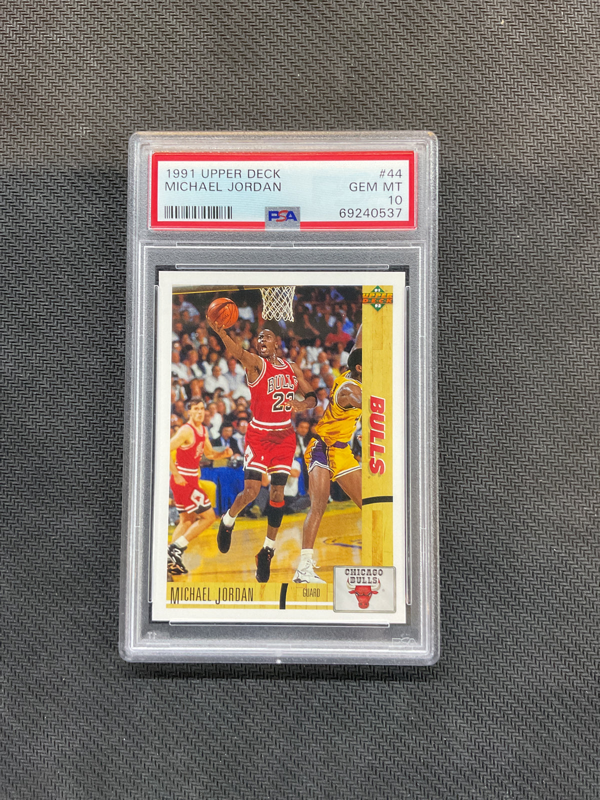 1991 Upper Deck Michael Jordan #44 PSA 10 Bulls 537
