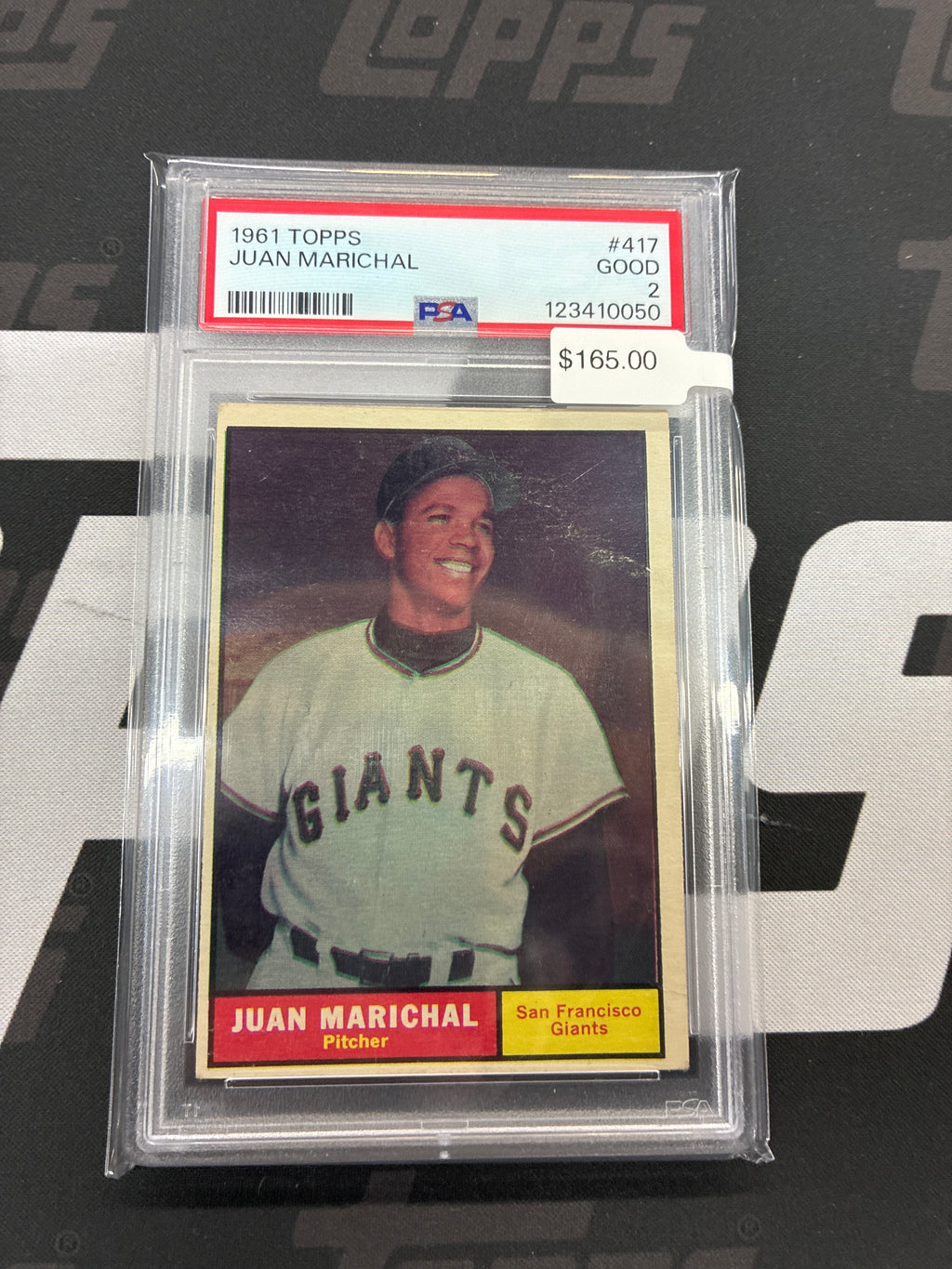 1961 Topps Juan Marichal #417 PSA 2 Giants