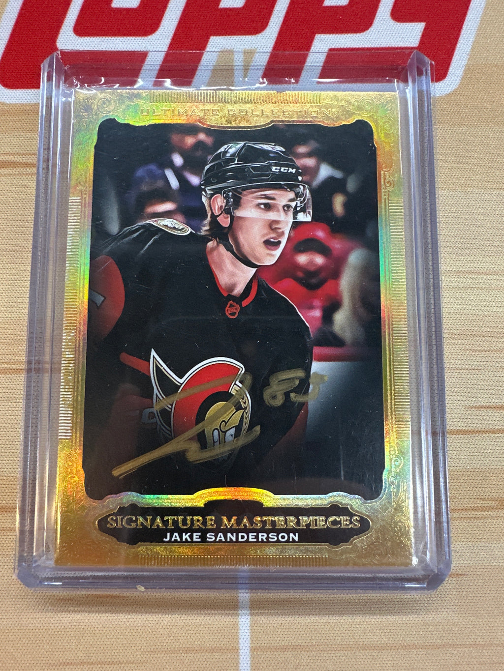 2022-23 Ultimate Jake Sanderson Signature Masterpieces