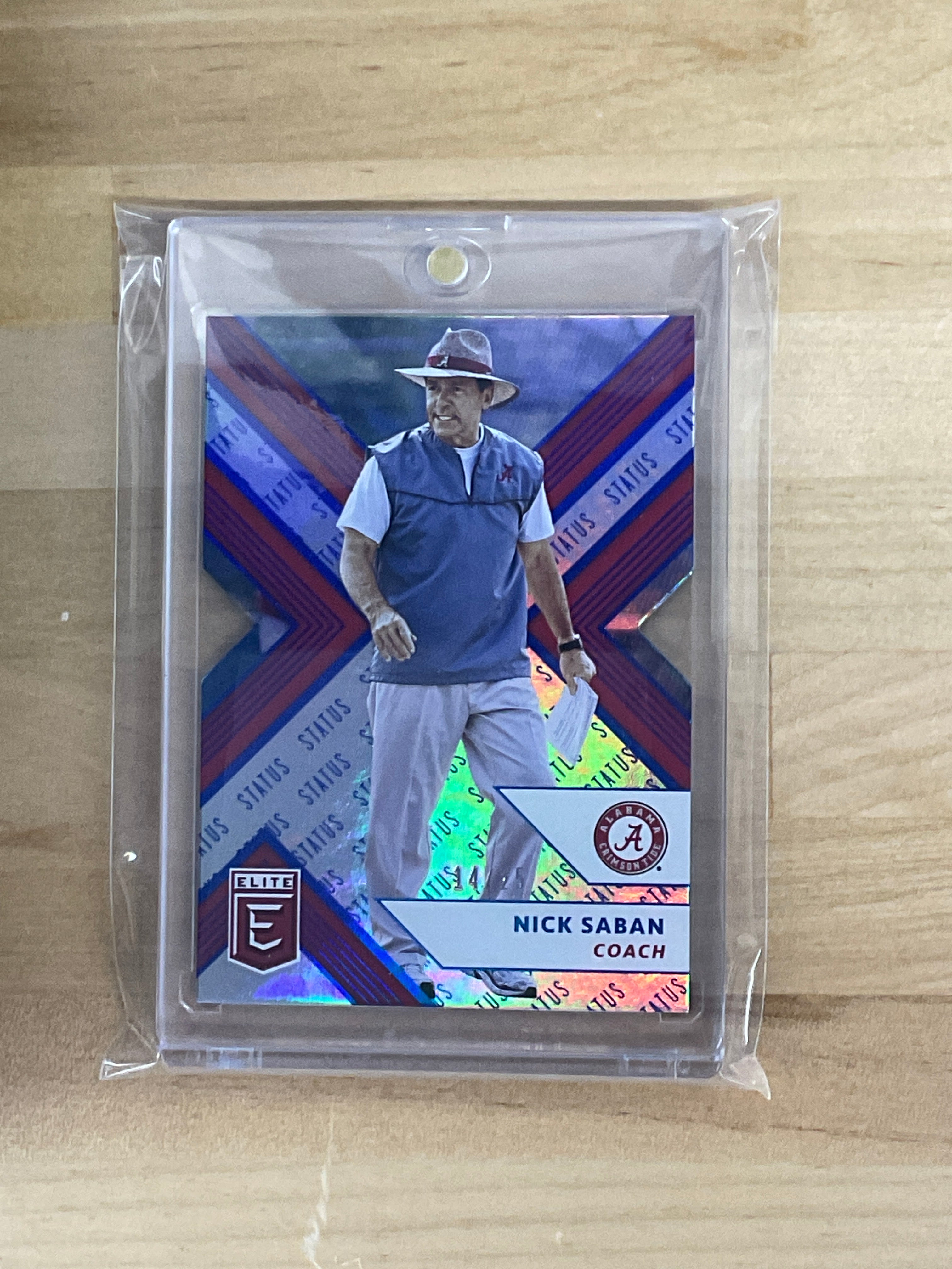 2018 Elite Nick Saban Nick Saban Status /25 Alabama