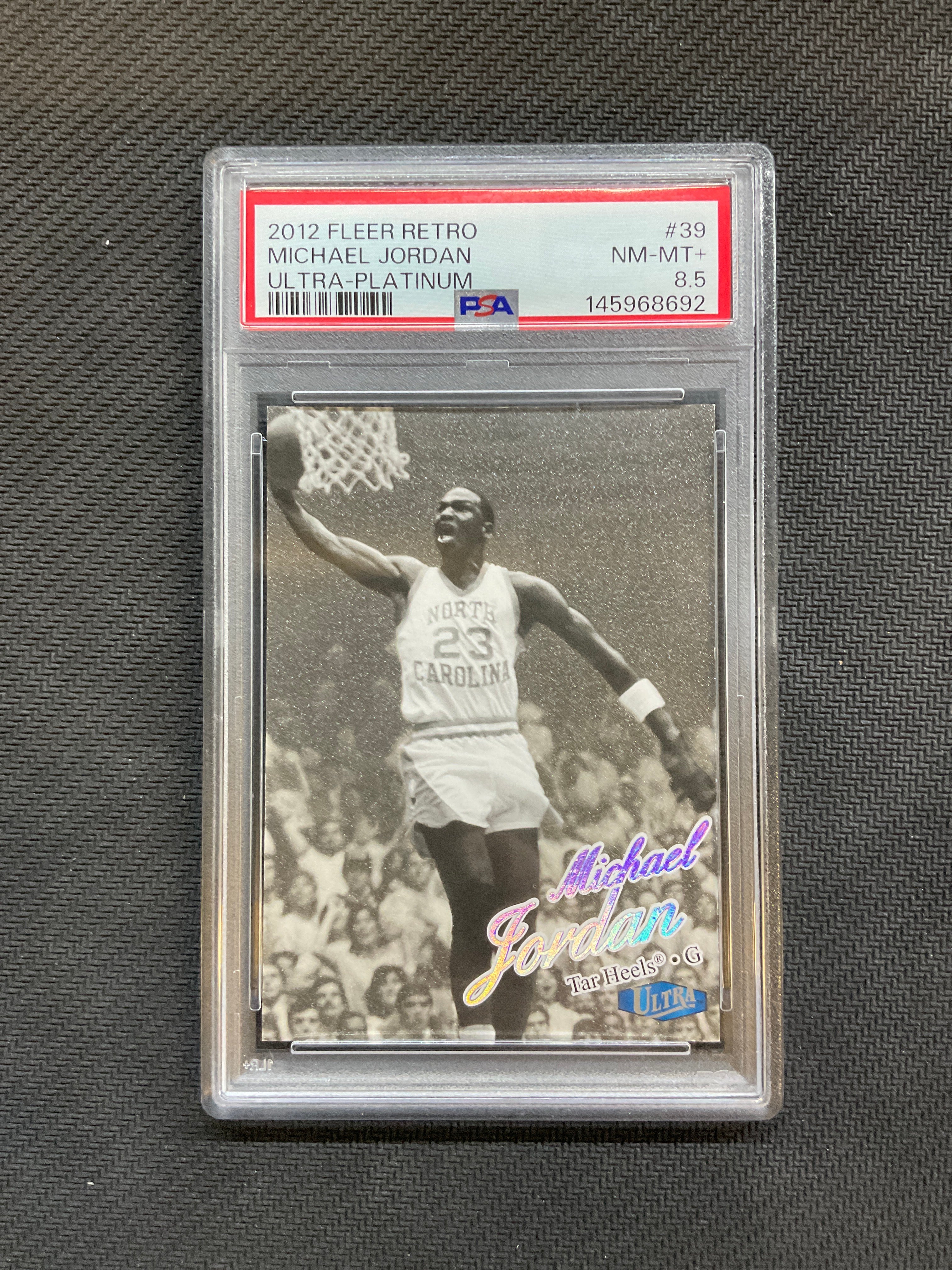 2012 Fleer Retro Michael Jordan PLatinum /100 PSA 8.5