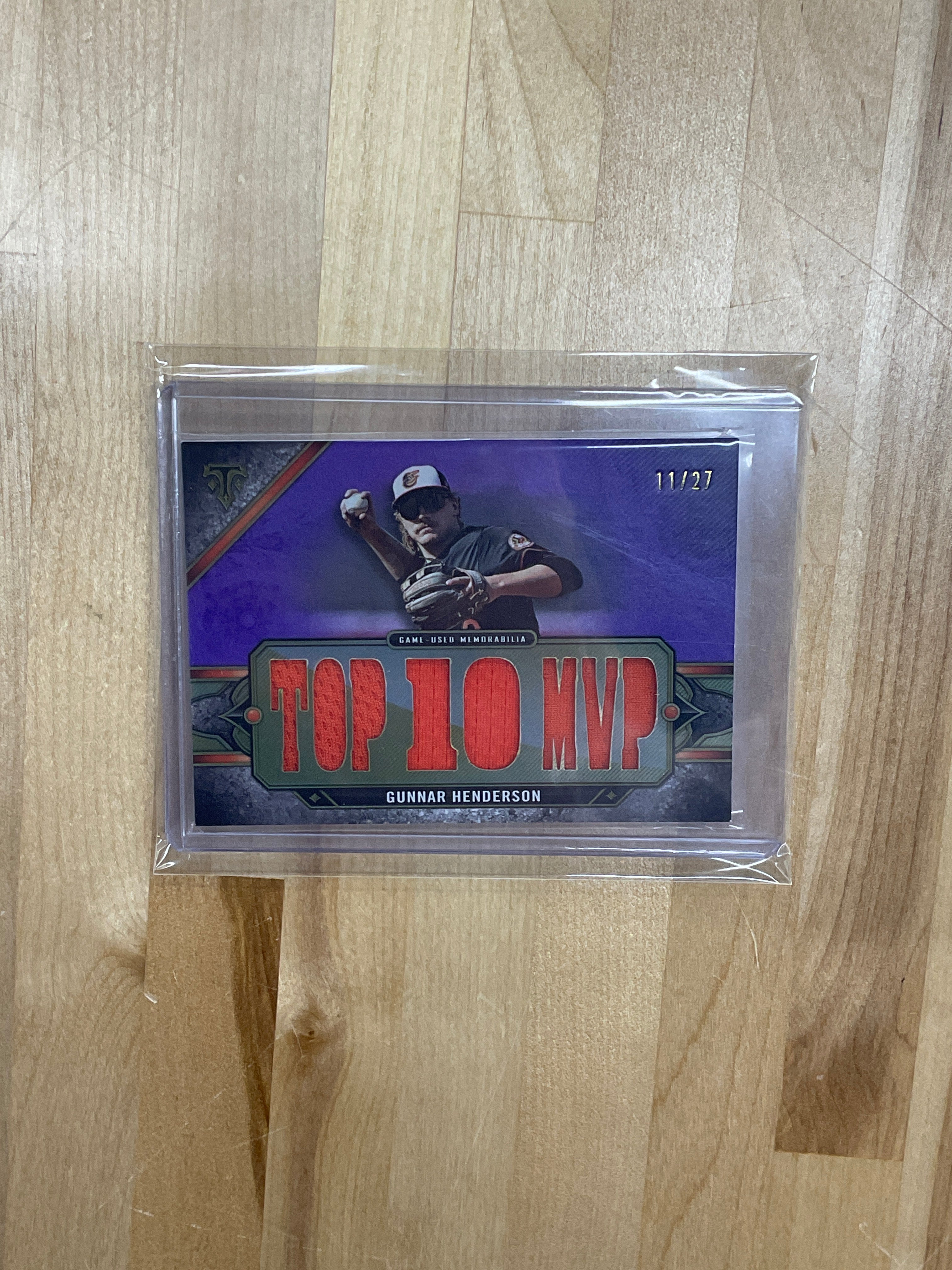 2024 Topps Triple Threads Gunnar Henderson Patch /27