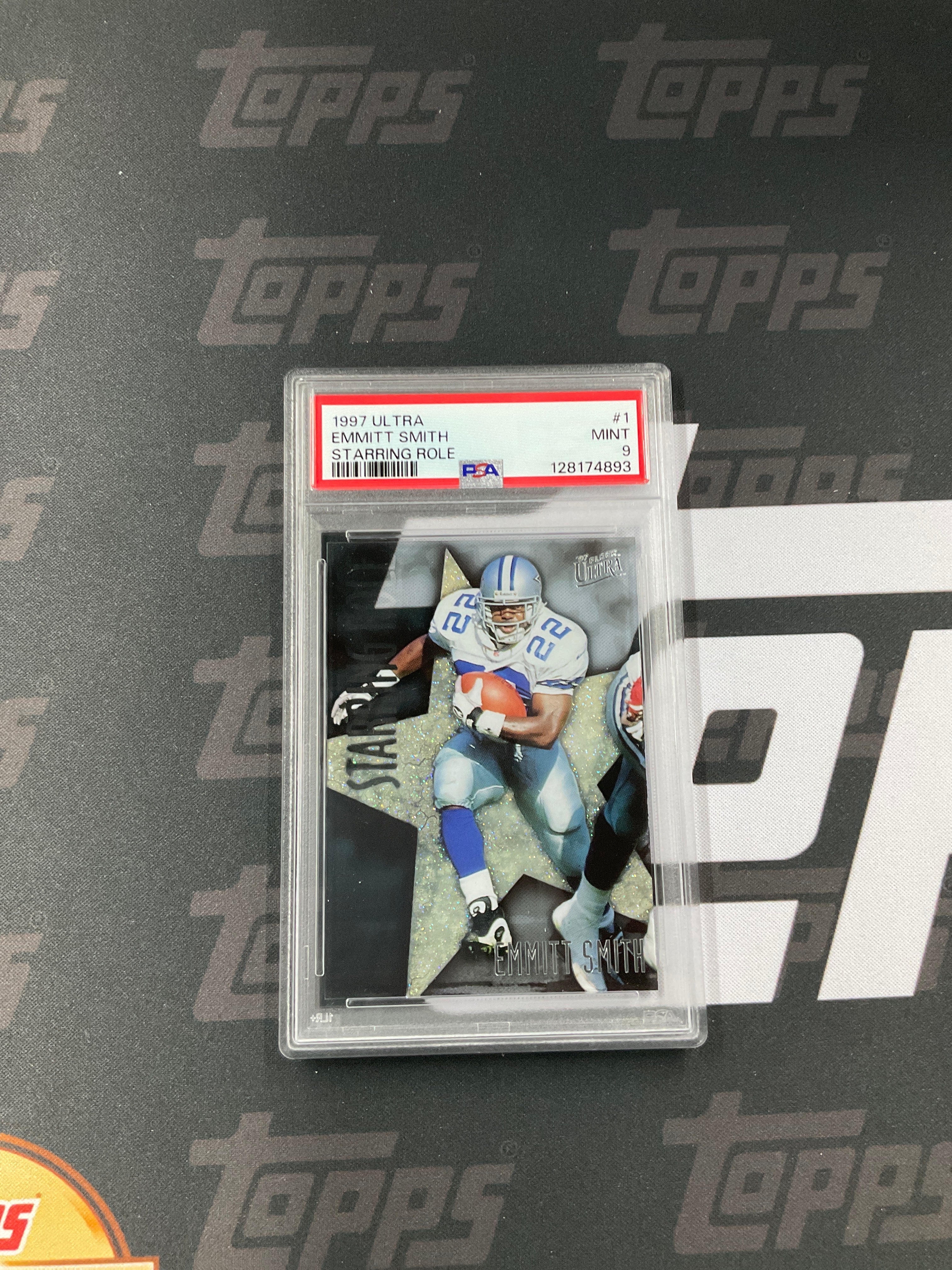 1997 Ultra Emmitt Smith Starring Role PSA 9