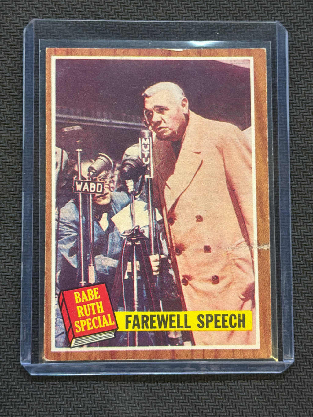 1962 Topps Babe Ruth Babe Hits 60 #139 Yankees