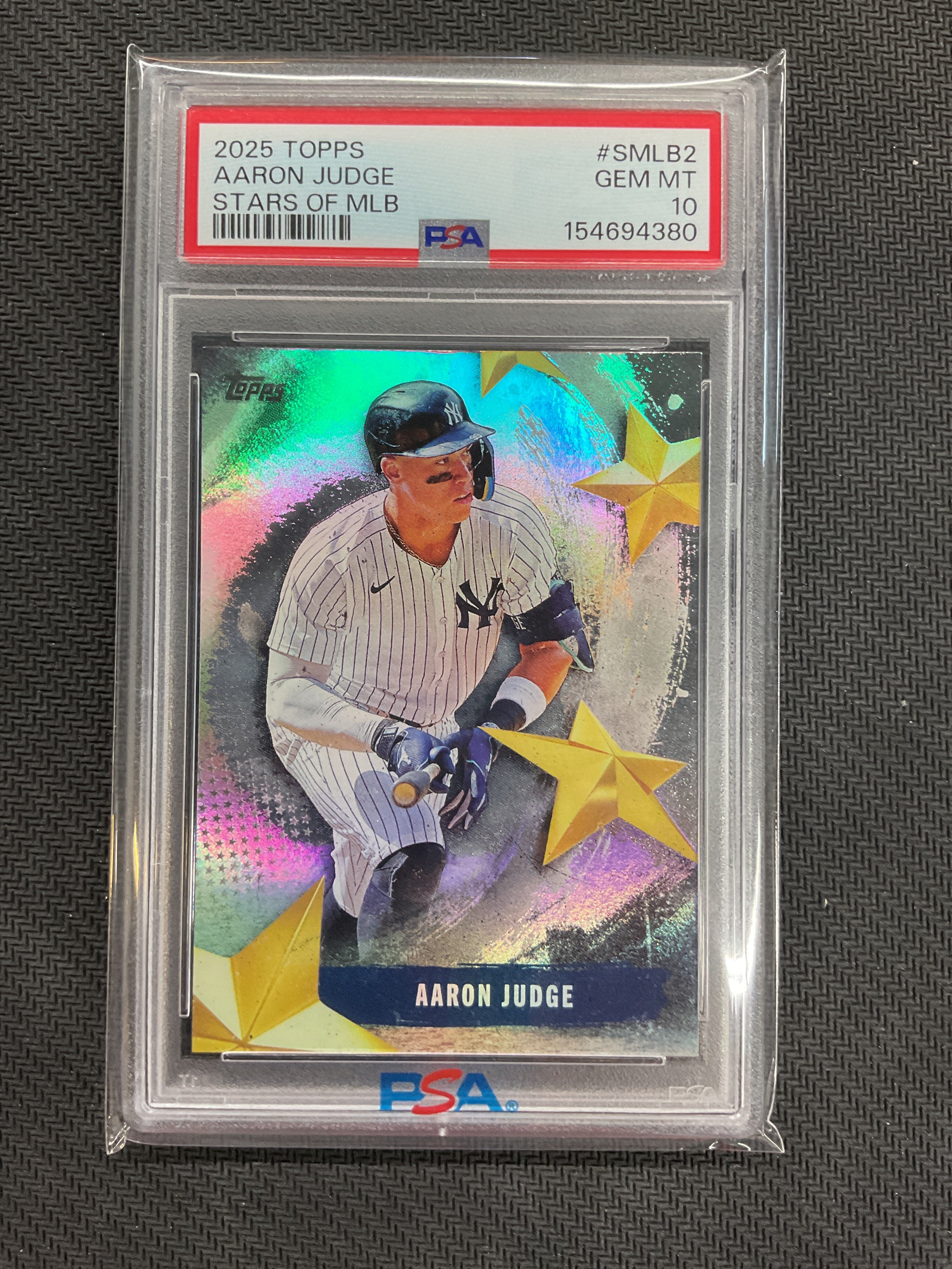 2025 Topps Aaron Judge Stars Of MLB PSA 10 380 Yankees