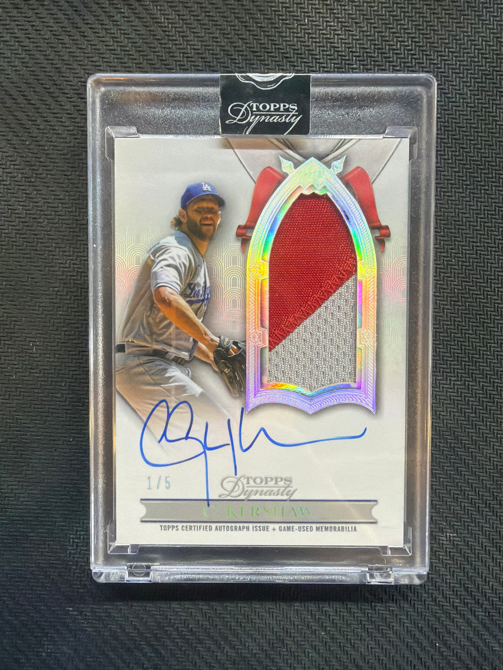 2024 Topps Dynasty Clayton Kershaw Patch Auto /5