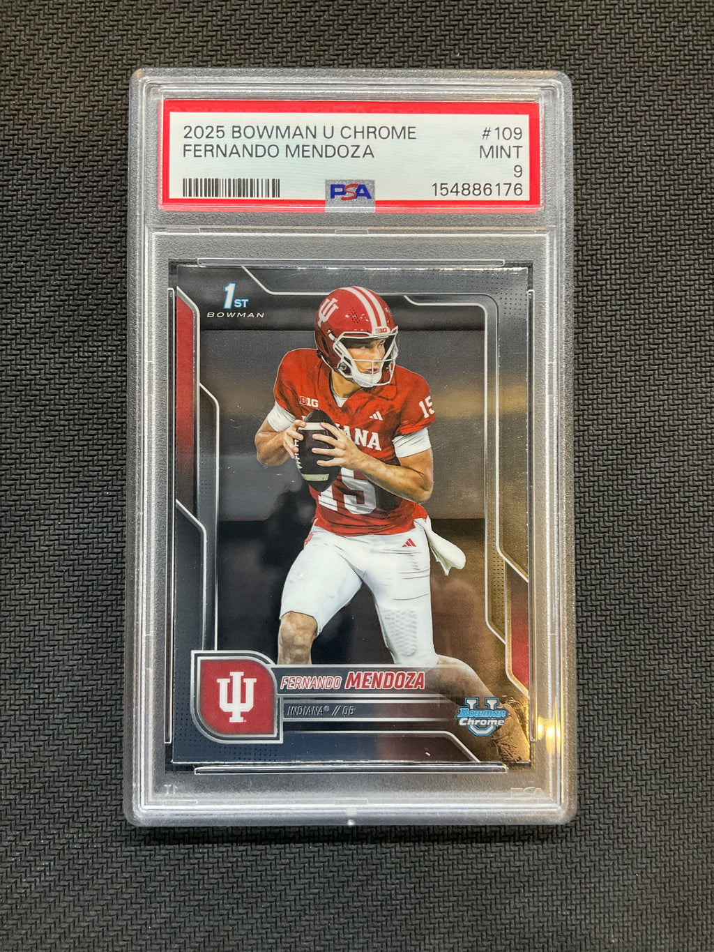 2025 Bowman U Chrome Fernando Mendoza PSA 9