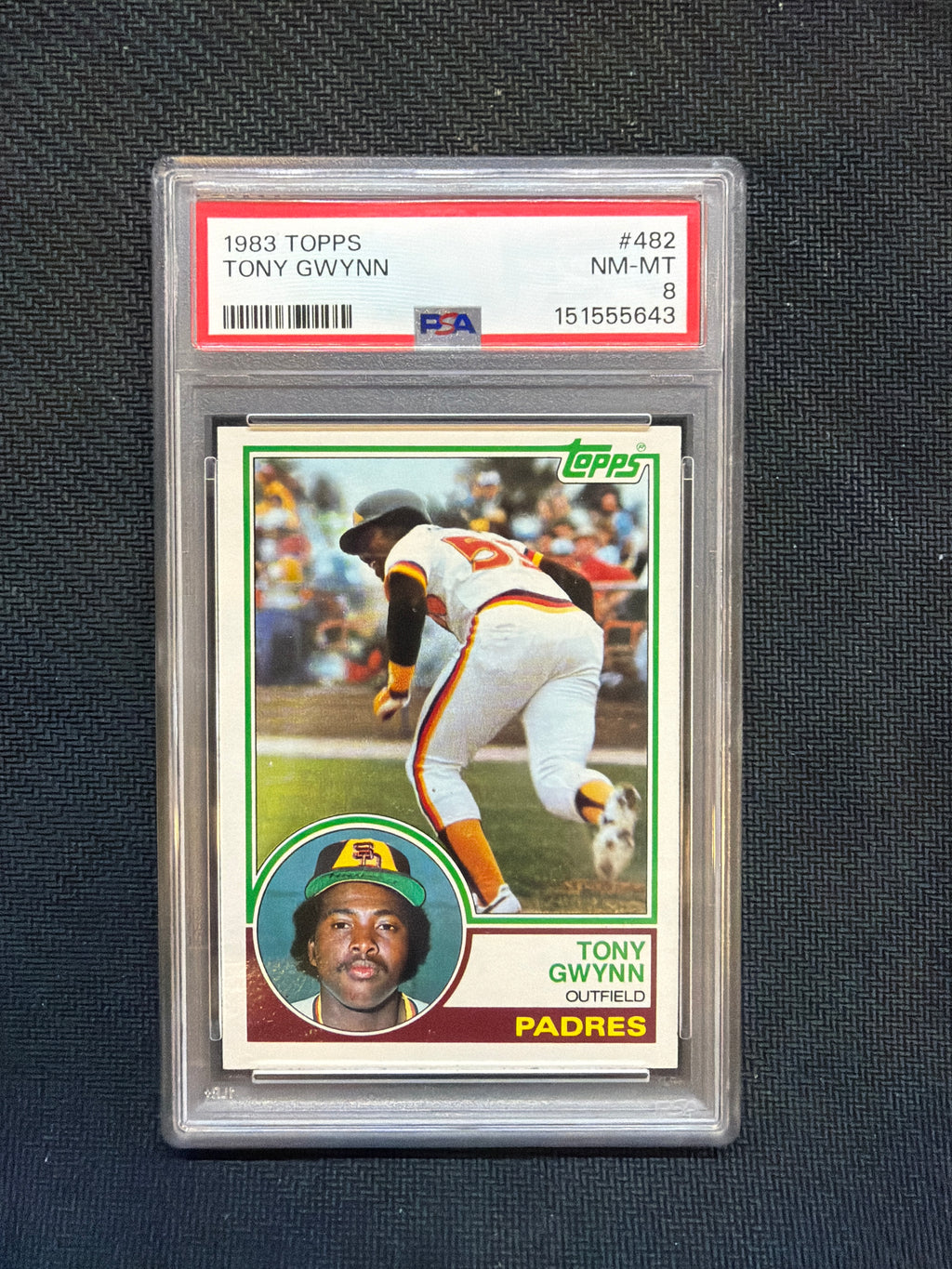 1983 Topps Tony Gwynn #482 PSA 8 643 Rookie