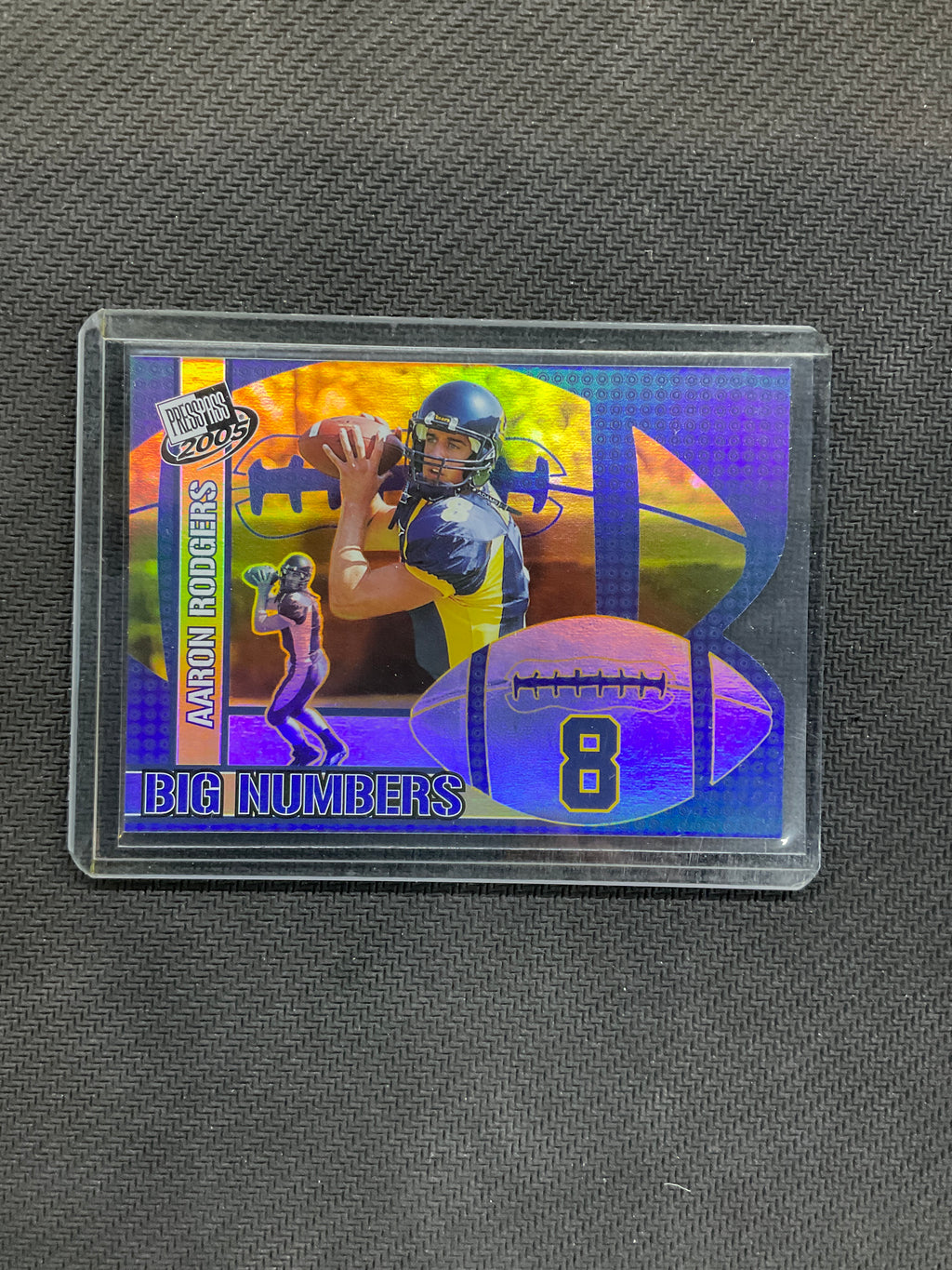 2005 Press Pass Aaron Rodgers Big Numbers Rookie Packers