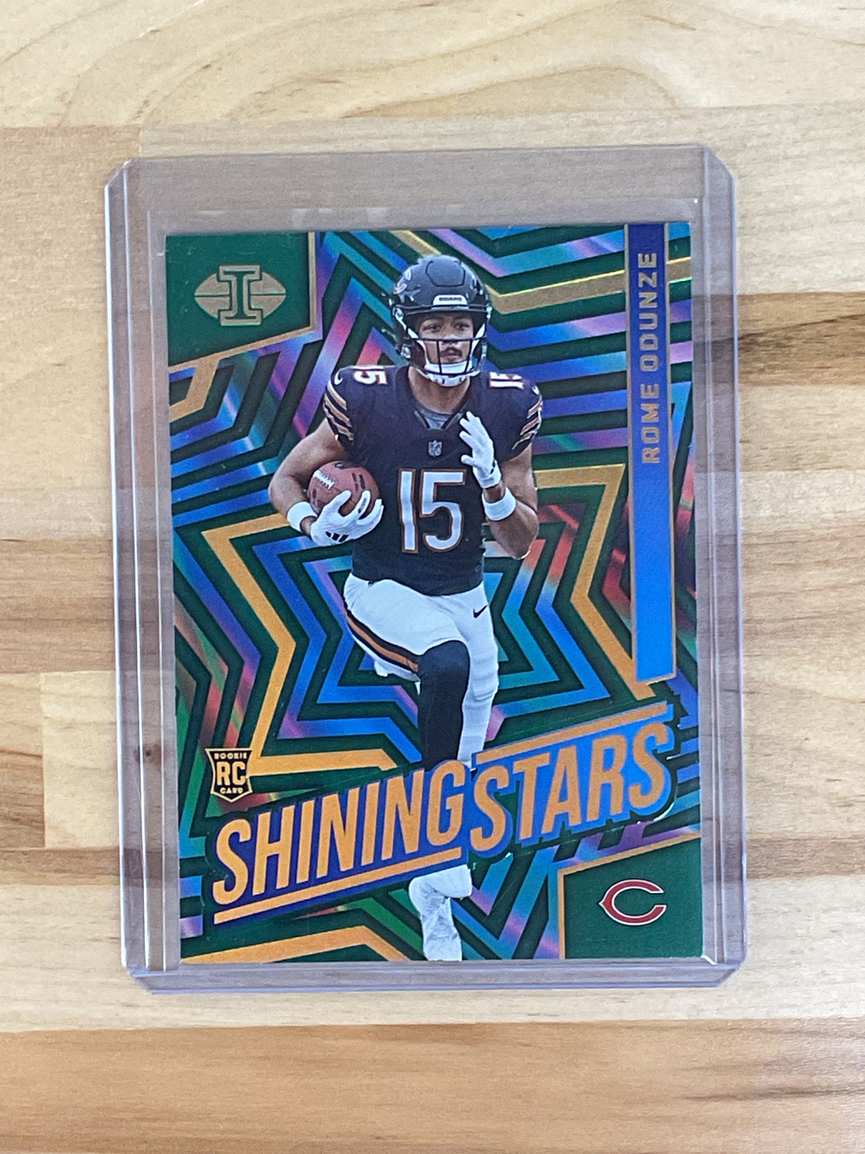 2024 Illusions Rome Odunze Green /10 Rookie
