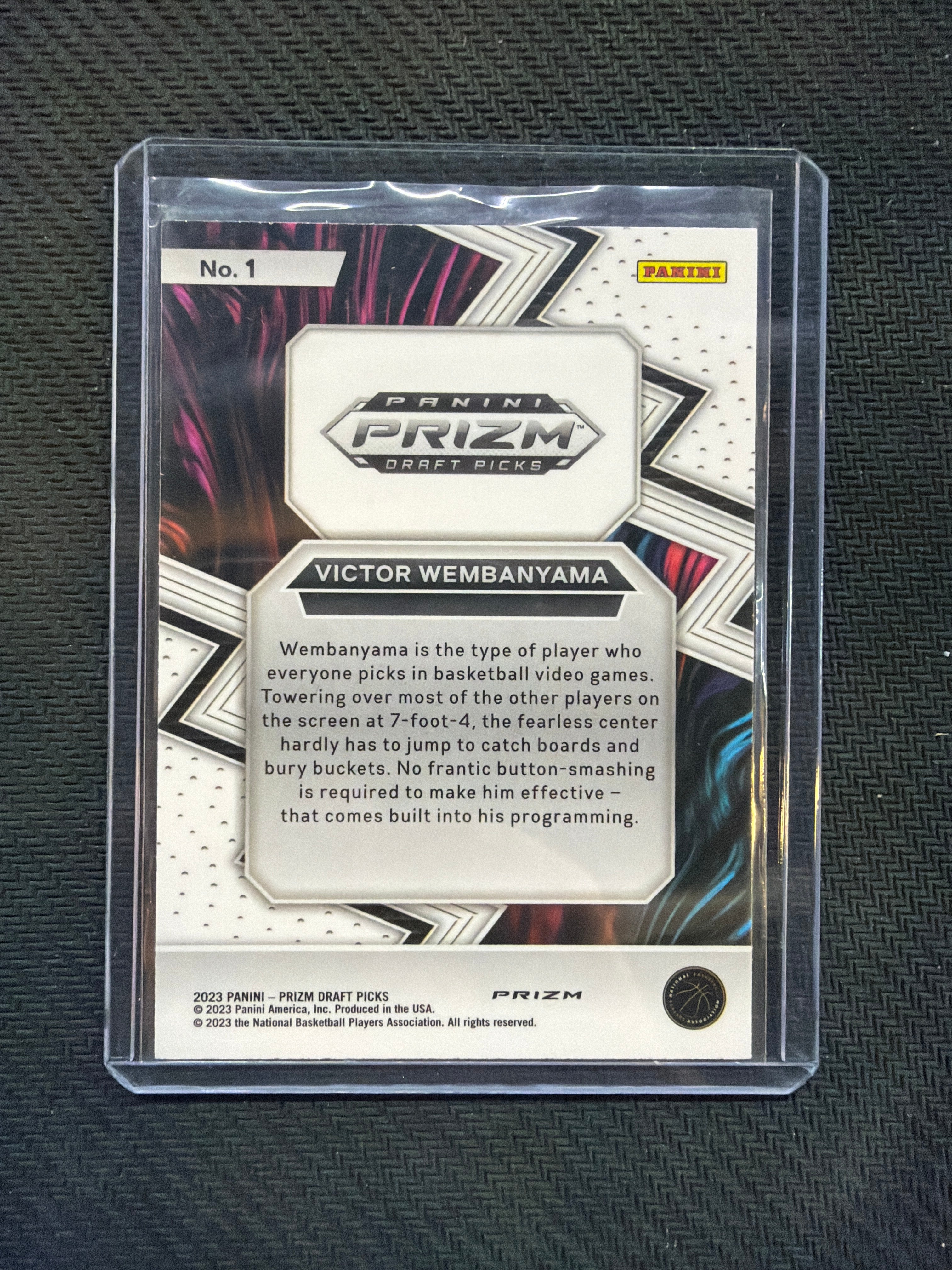 2023 Prizm Draft Picks Victor Wembanyama Red Ice Fearless Rookie Spurs