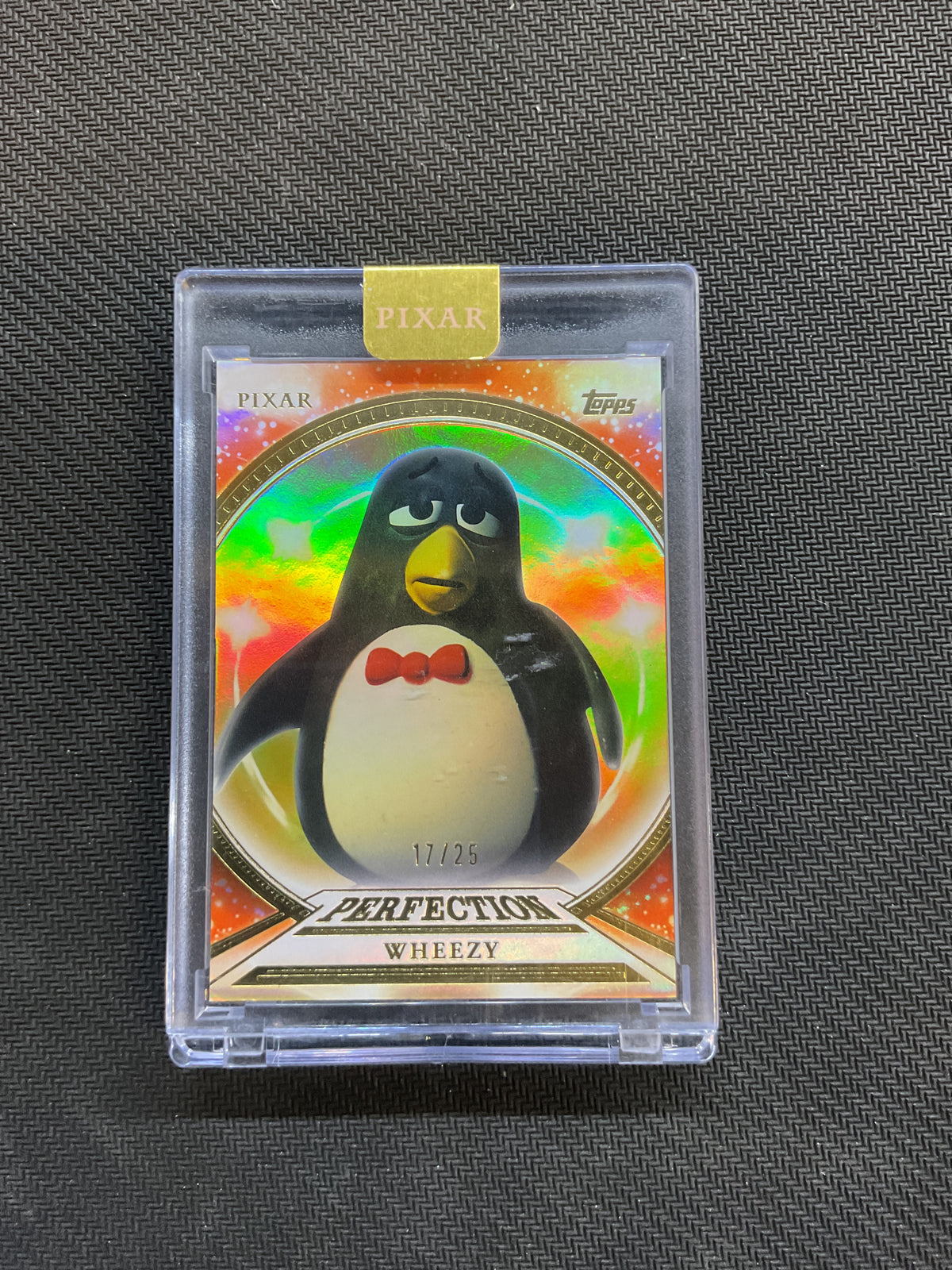 2025 Topps Pixar Wheezy Perfection Sealed Orange /25