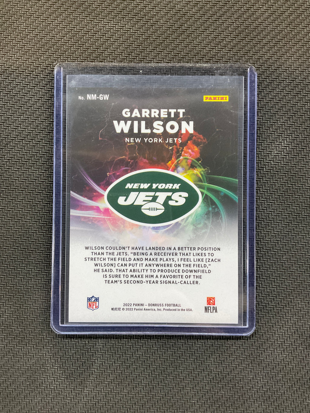 2022 Donruss Garrett Wilson Night Move Case Hot