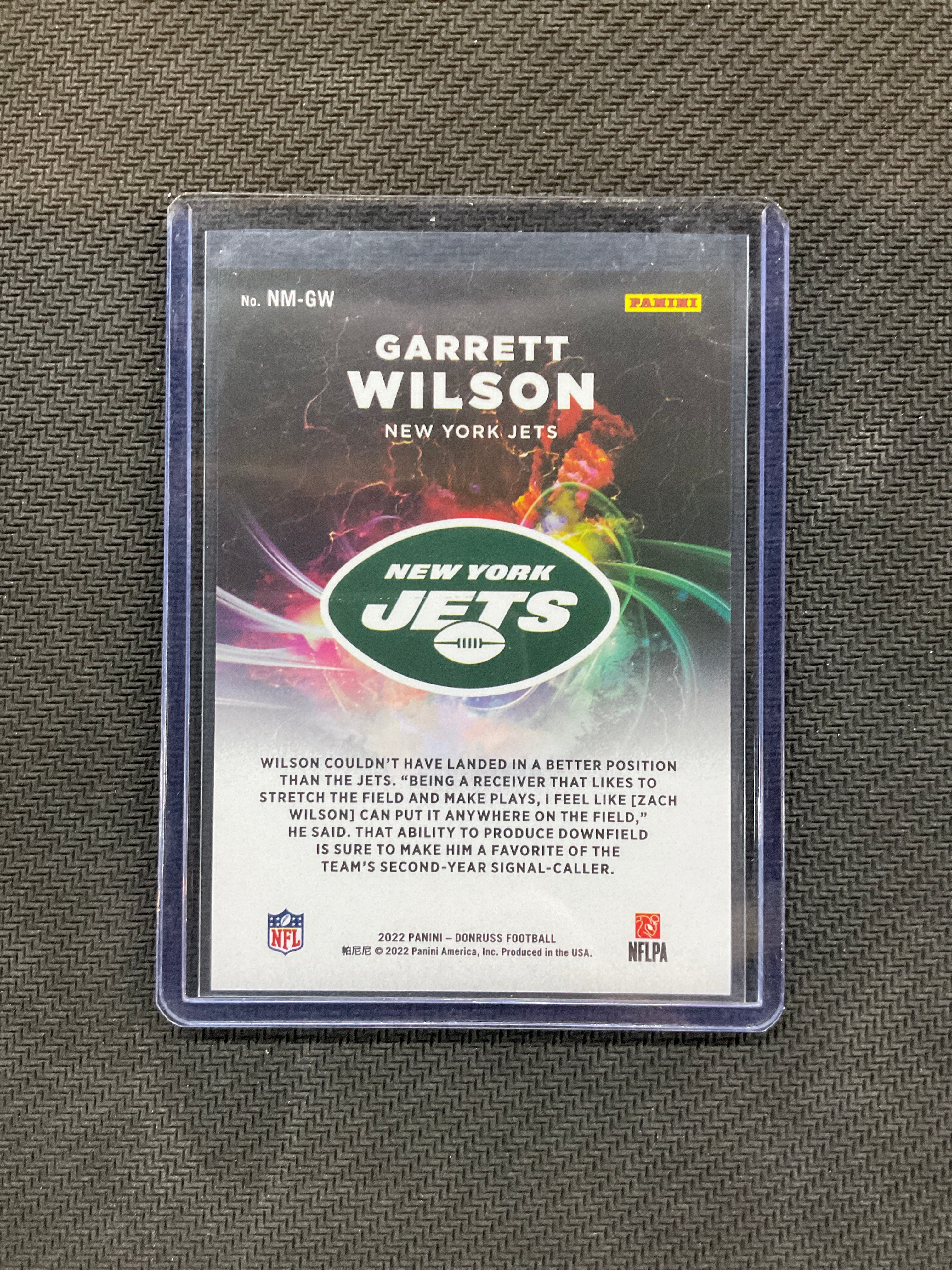 2022 Donruss Garrett Wilson Night Move Case Hot
