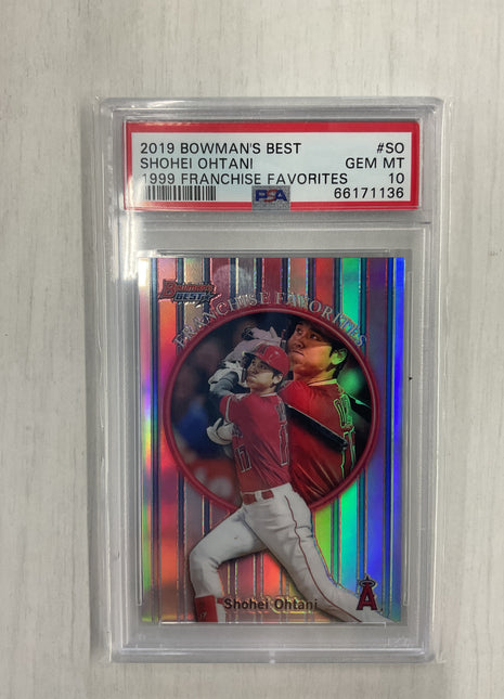 2019 Best Shohei Ohtani Favorites PSA 10