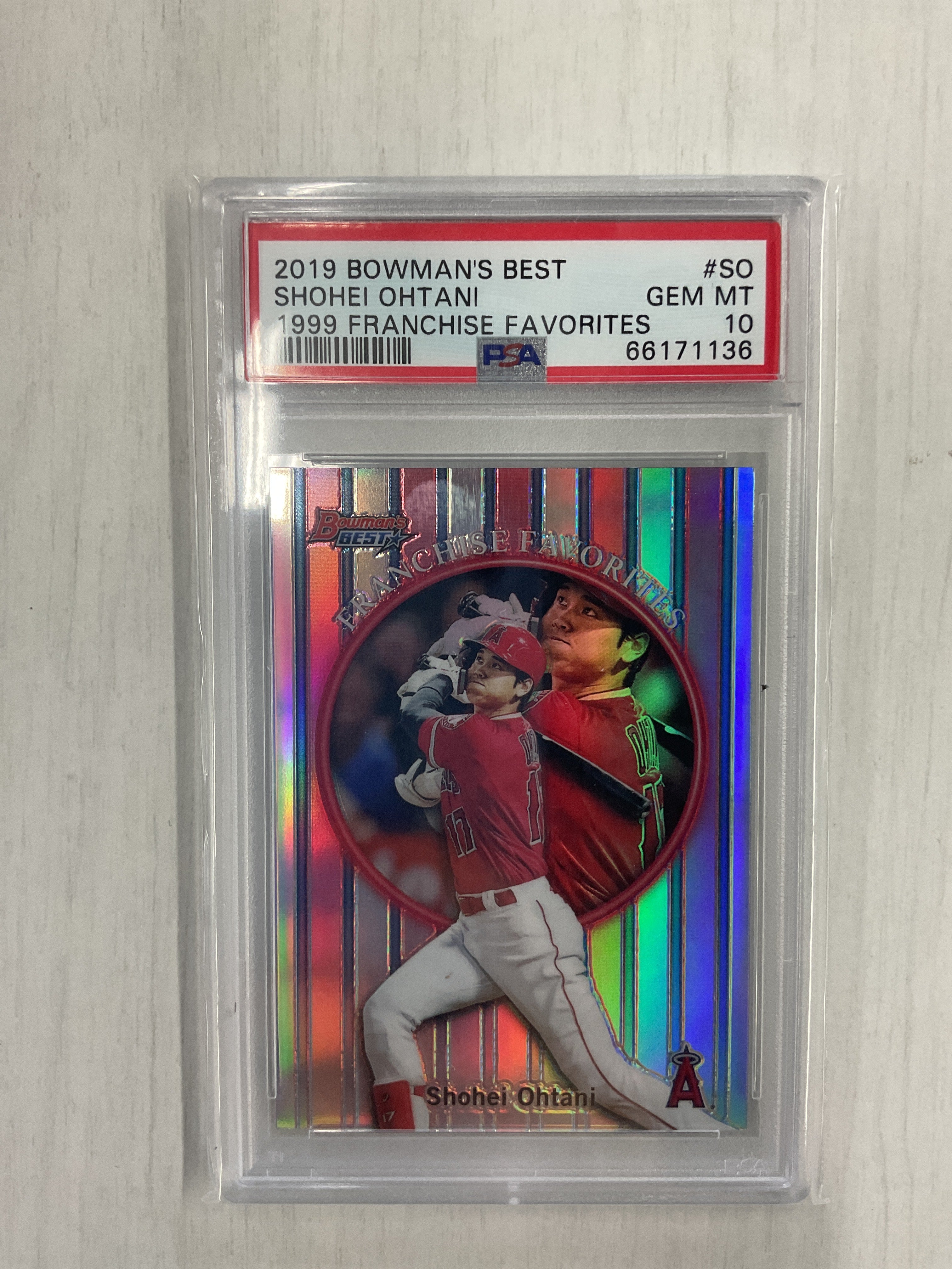 2019 Best Shohei Ohtani Favorites PSA 10