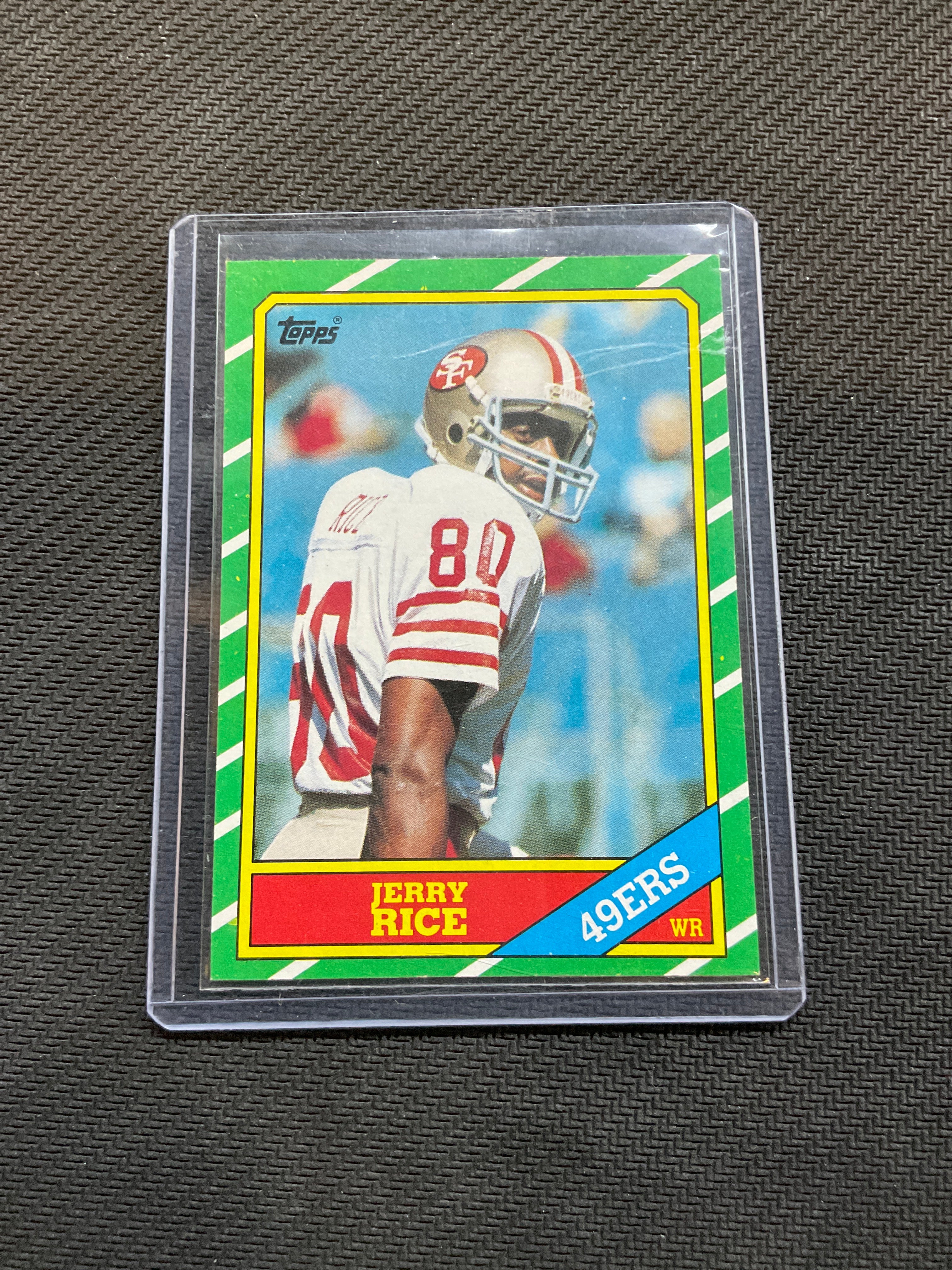 1986 Topps Jerry Rice Rookie 49ers