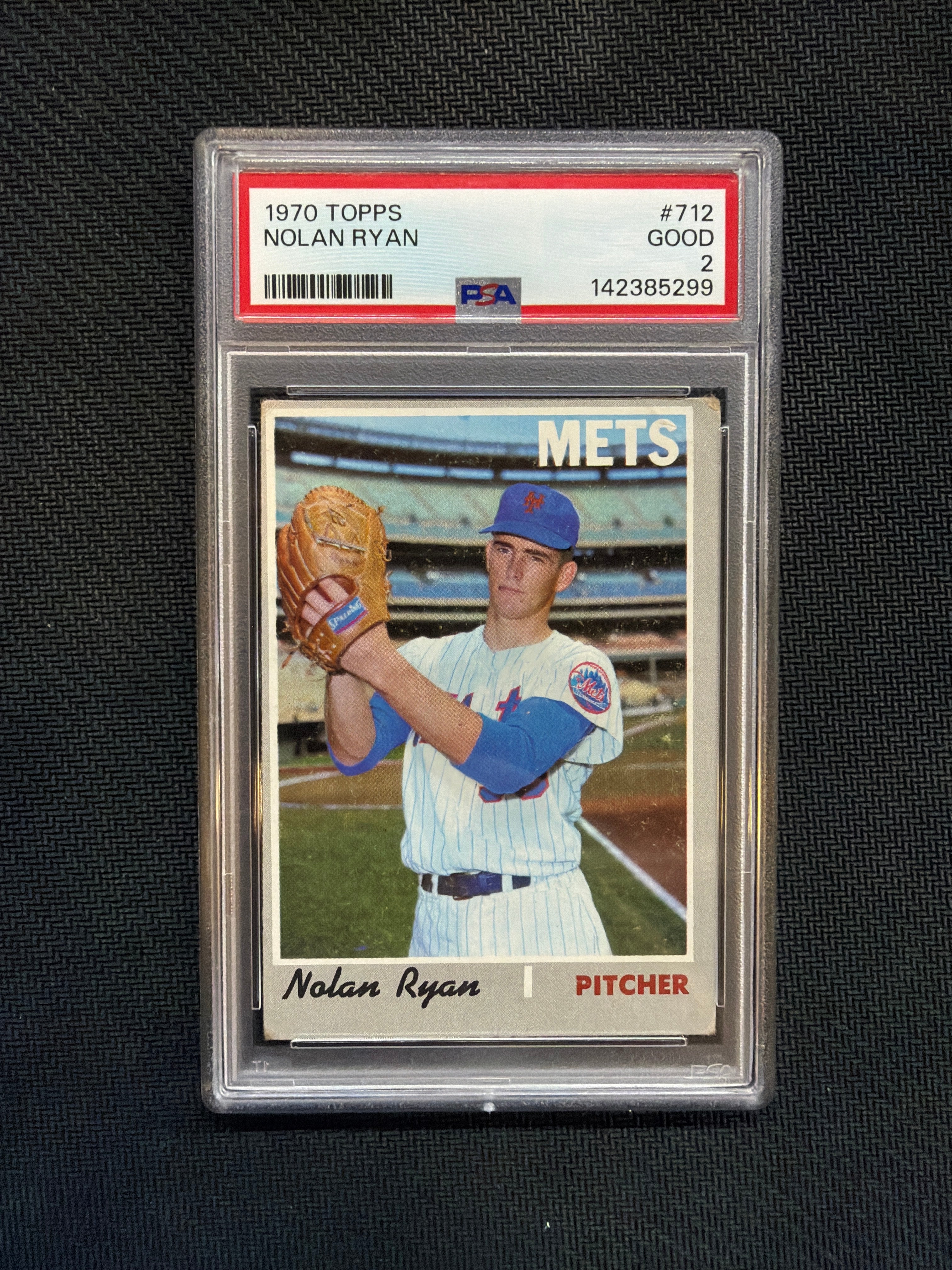 1970 Topps Nolan Ryan #712 Mets PSA 2