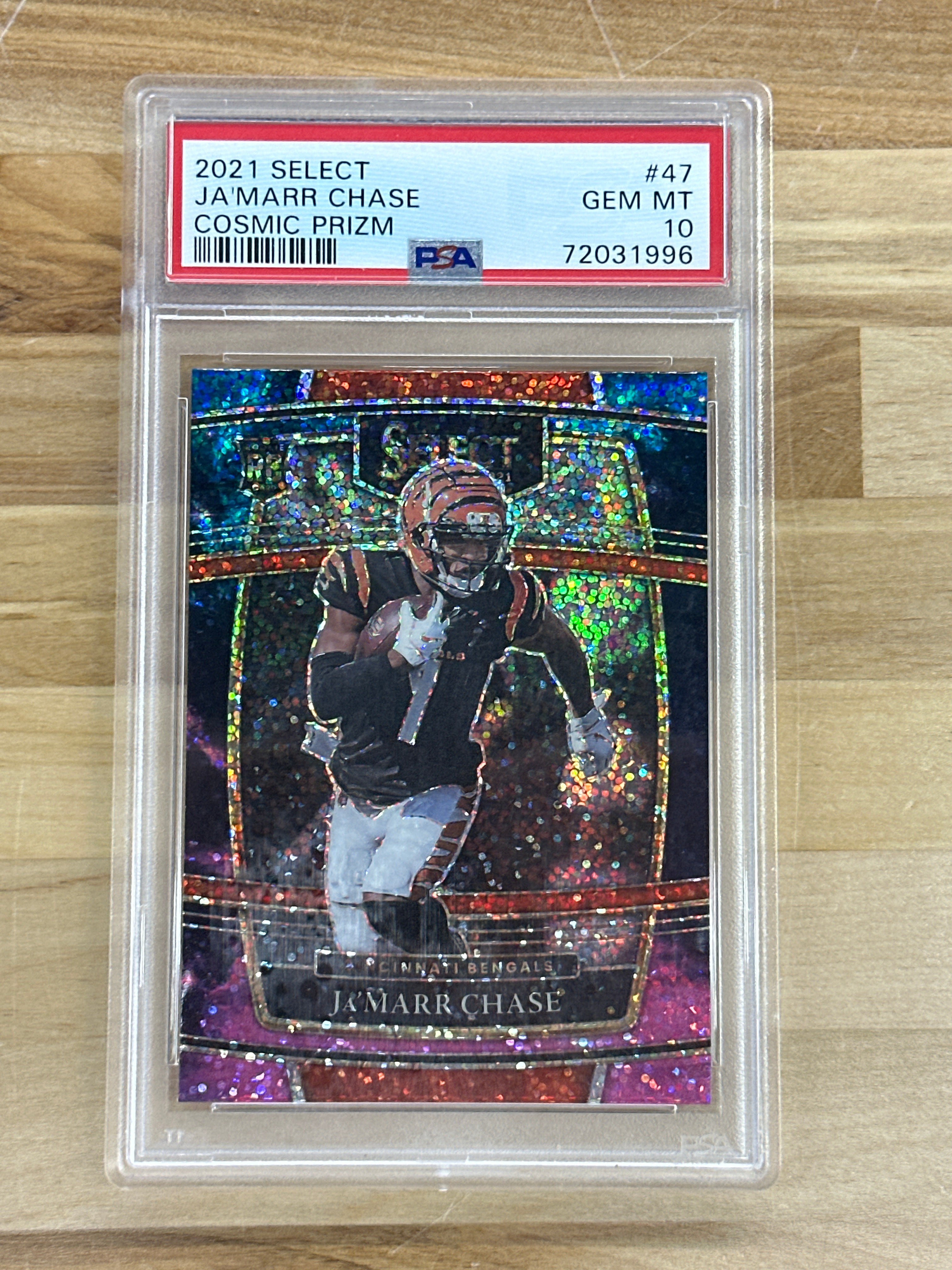 2021 Select Ja'Marr Chase Cosmic PSA 10 Bengals