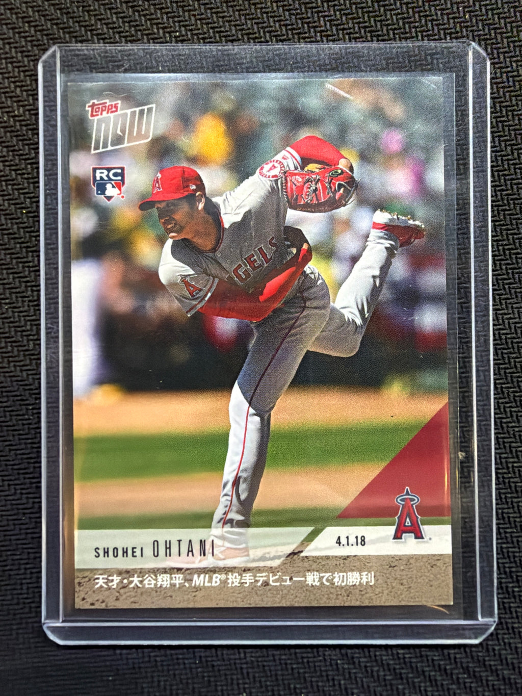2018 Topps Now Shohei Ohtani Japanese #23J Rookie Angels