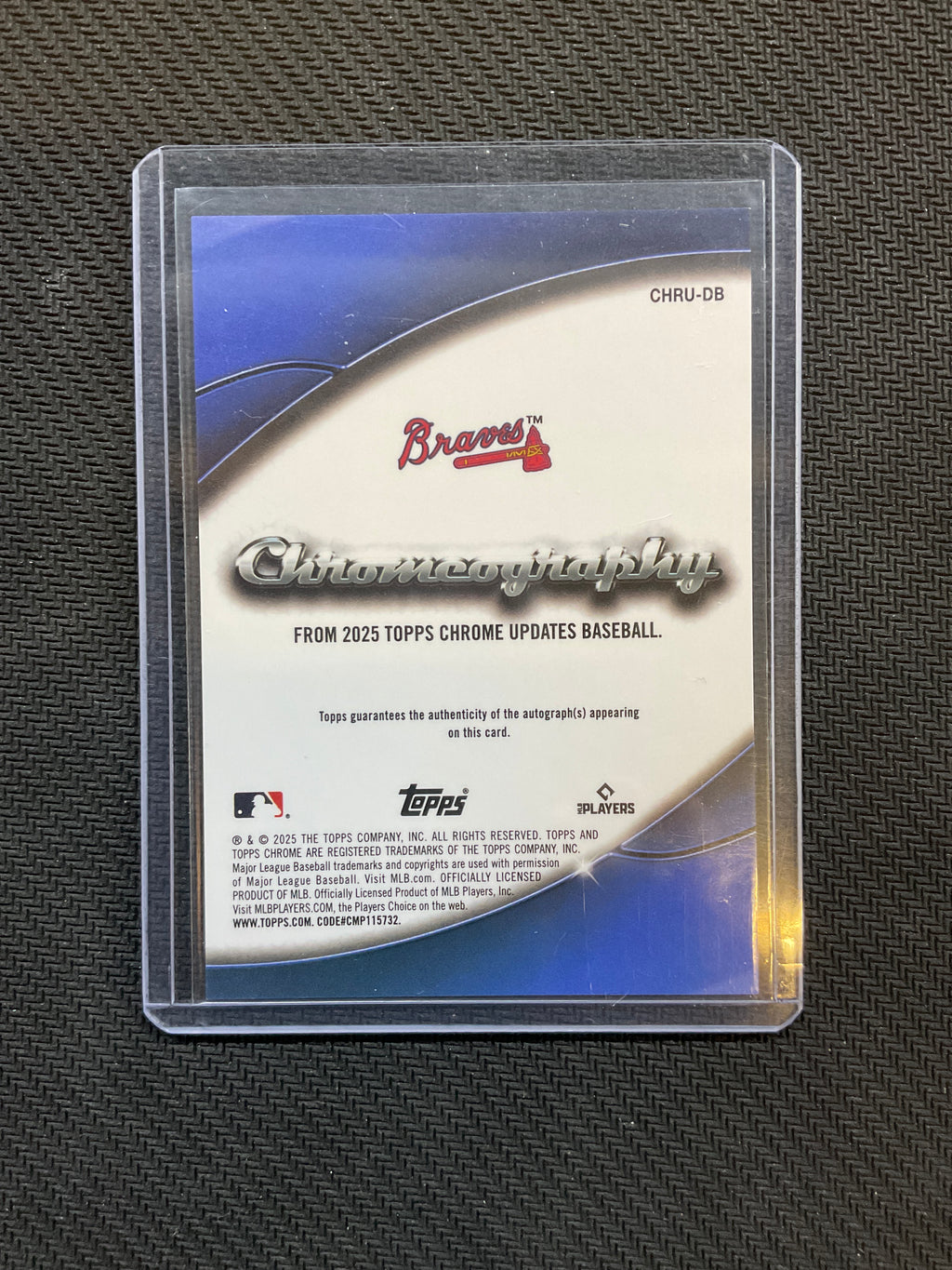 2025 Topps Chrome Update Drake Baldwin Rookie Auto /150 Braves