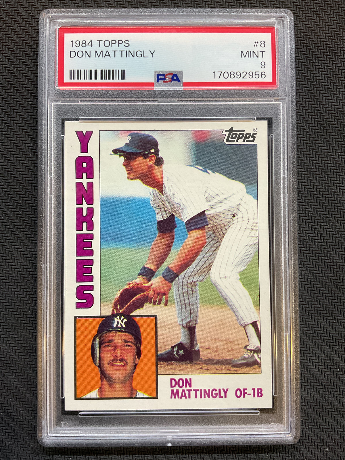 1984 Topps #8 Don Mattingly PSA 9 956