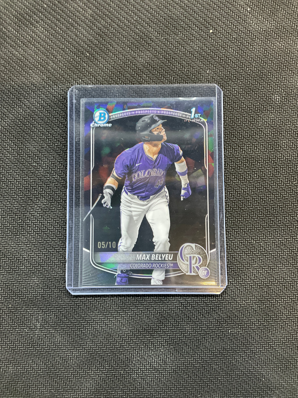 2025 Bowman Sapphire Max Belyeu Black /10 Rockies