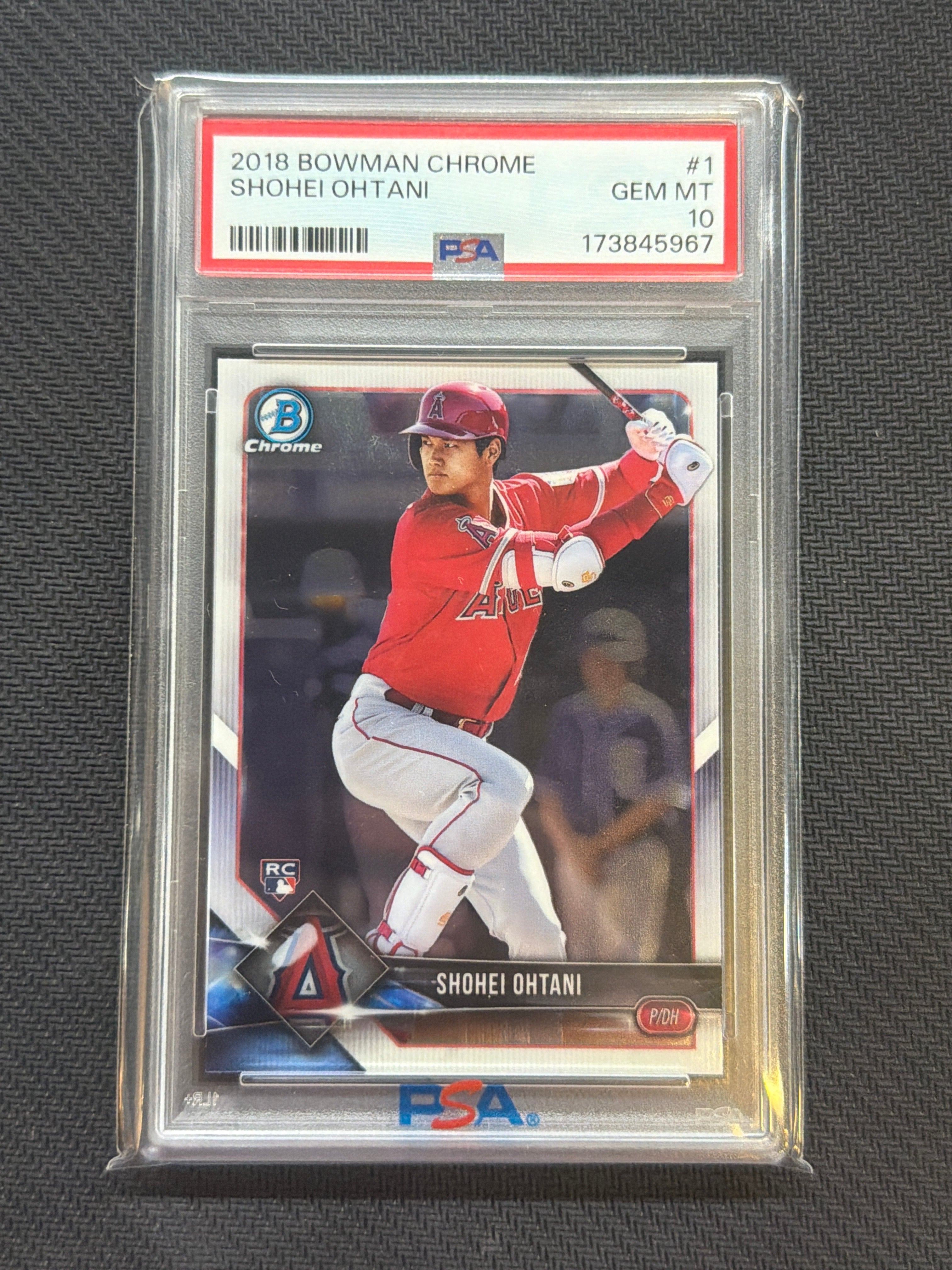 2018 Bowman Chrome Shohei Ohtani #1 Rookie PSA 10 967