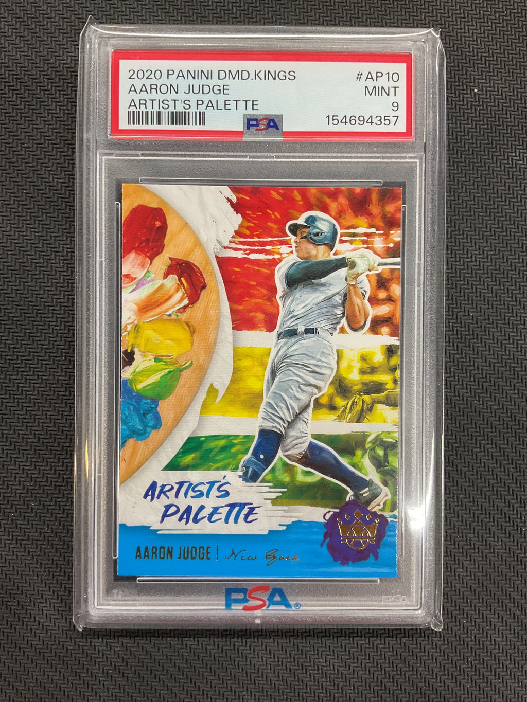 2020 Panini Diamond Kings Aaron Judge Artist's Palette PSA 9 357