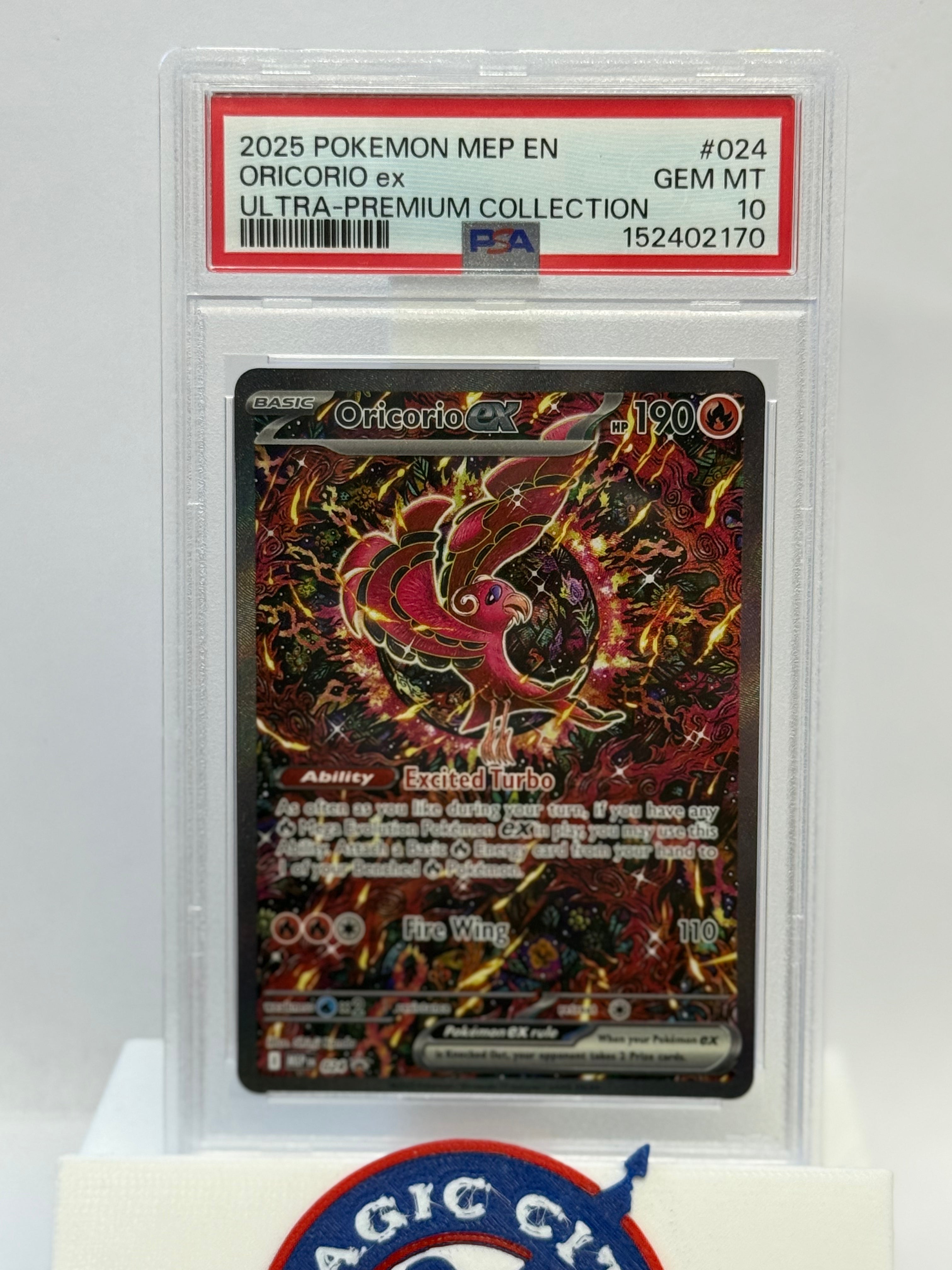2025 Pokemon Mega Evolution Promo Oricorio ex 024 PSA 10 170