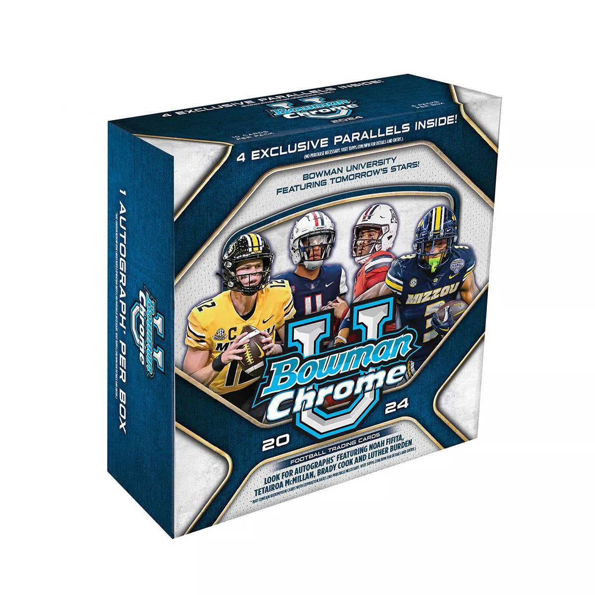 2024 Bowman University Chrome Football Monster Box