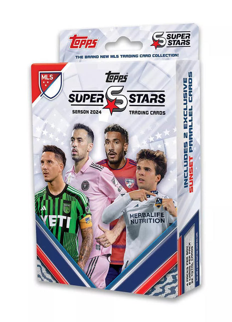 2024 Topps MLS Super Stars Soccer Trading Card Hanger Box