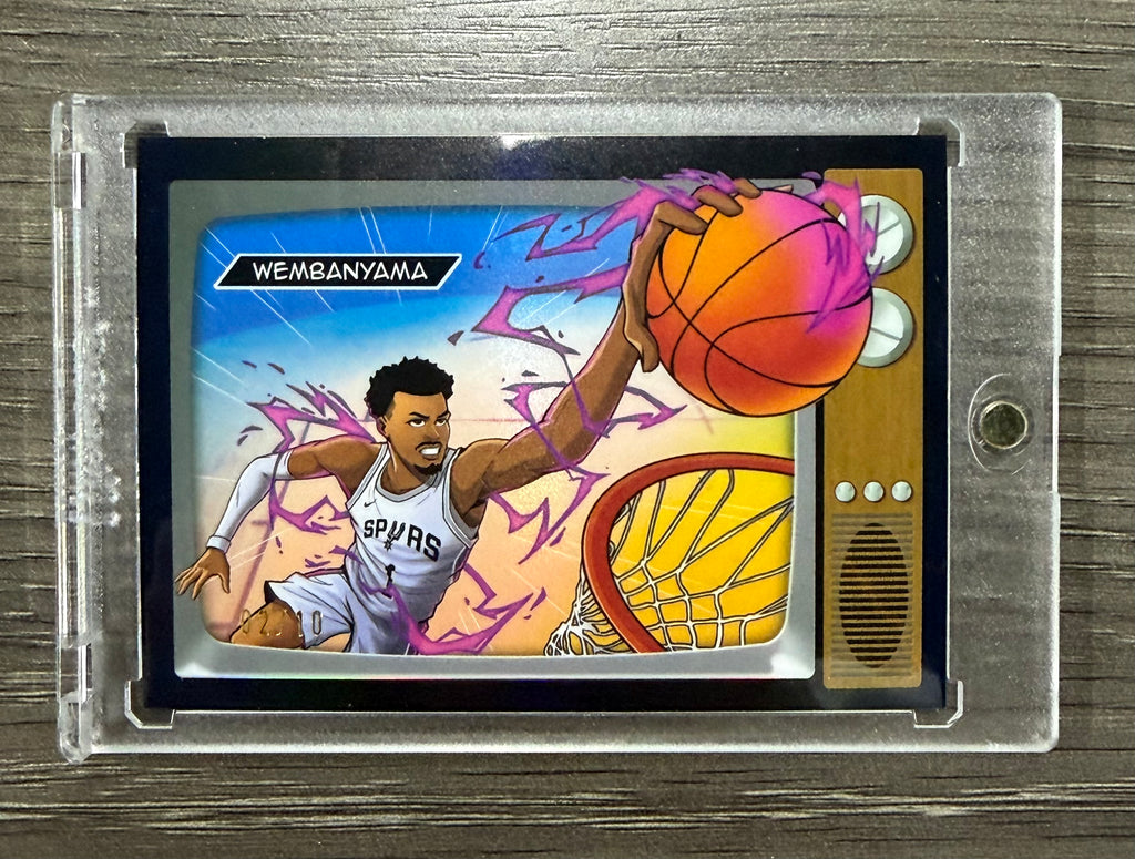 2025-26 Bowman Victor Wembanyama Anime Black /10 Spurs