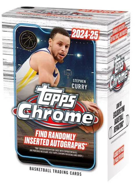 2024/25 Topps Chrome Basketball 8-Pack Blaster Box