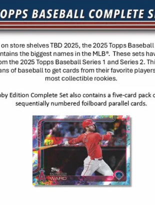 2025 Topps Factory Set Baseball Hobby