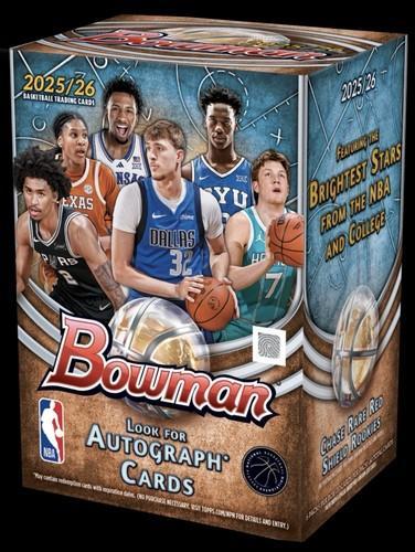 2025/26 Topps NBA Bowman Value Blaster Box