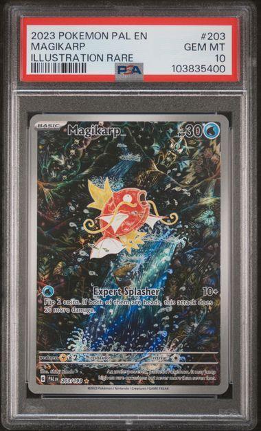 2023 Pokemon Paldea Evolved Magikarp 203 PSA 10