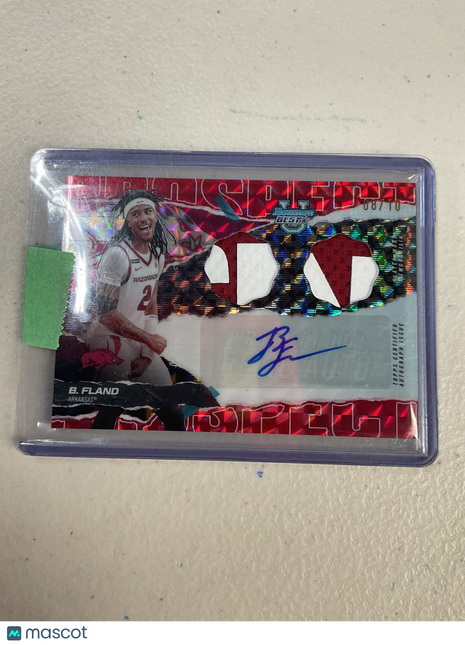 2024-25 Bowman Best Boogie Fland Patch Auto Red /10