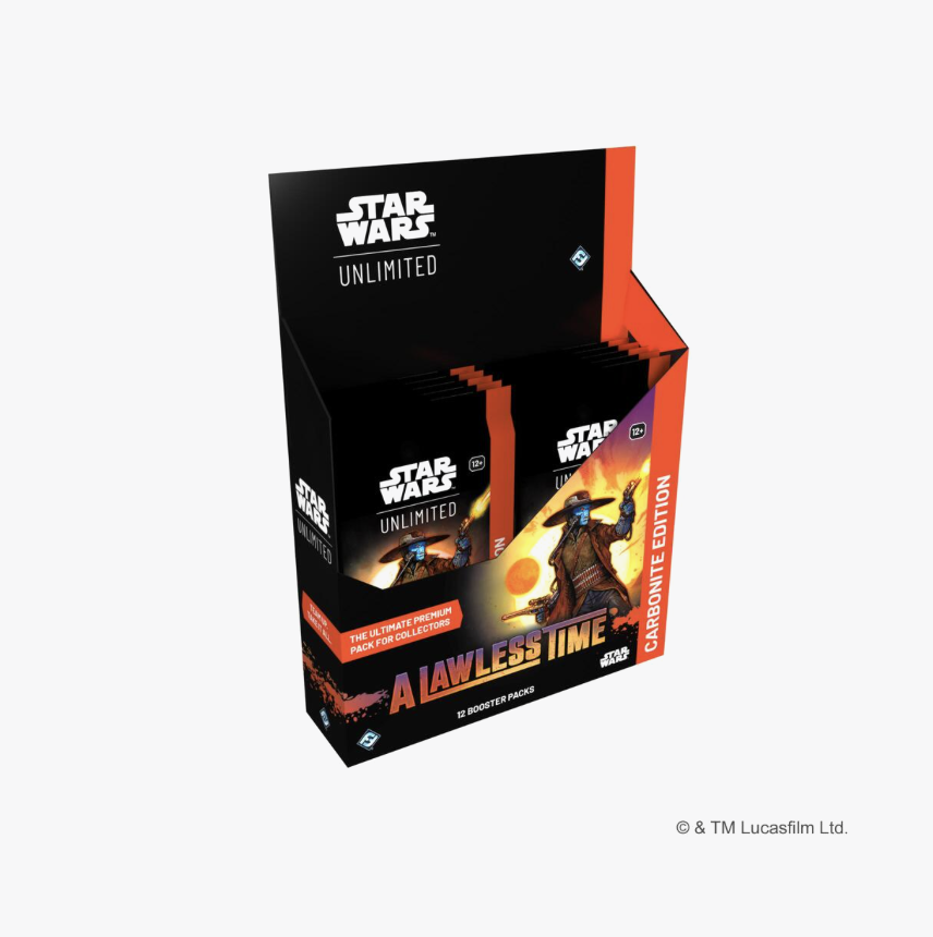 Star Wars: Unlimited - A Lawless Time Carbonite Edition Booster Display