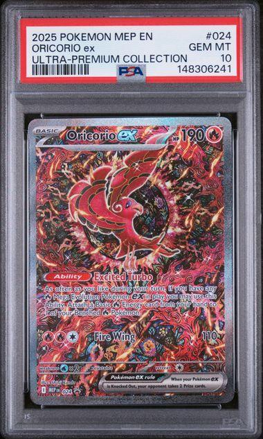 2025 Pokemon Oricorio ex 024 Promo PSA 10