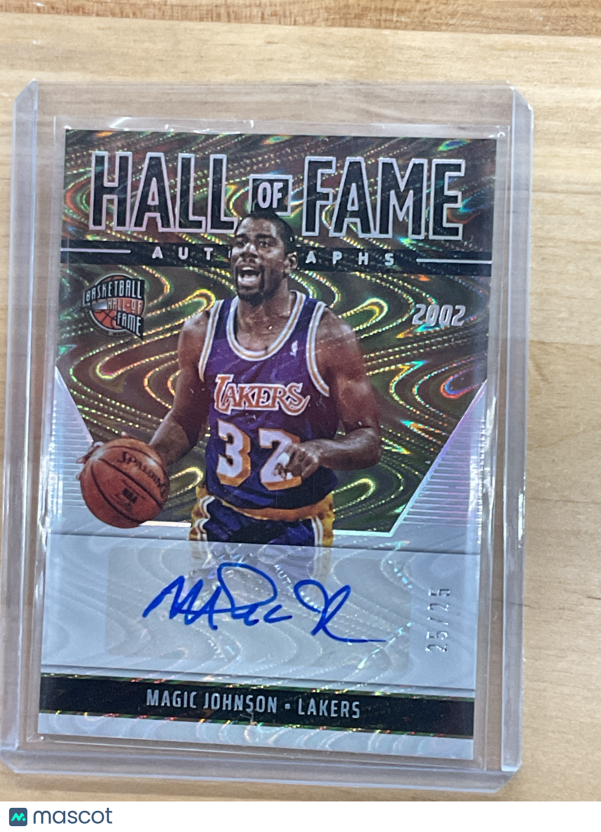 2022 Chronicels Magic Johnson Hall Of Fame Auto /25