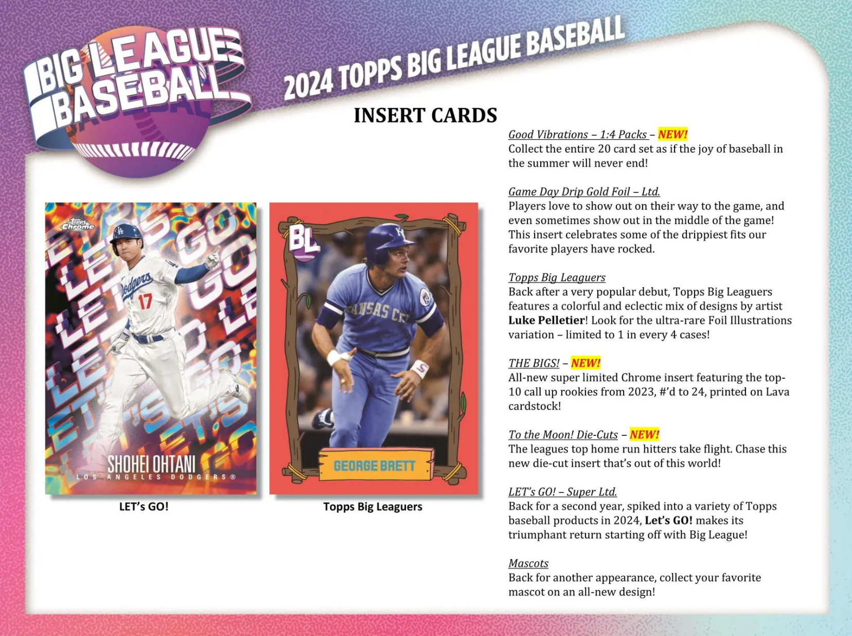 2024 Topps Big League Baseball Hobby Box