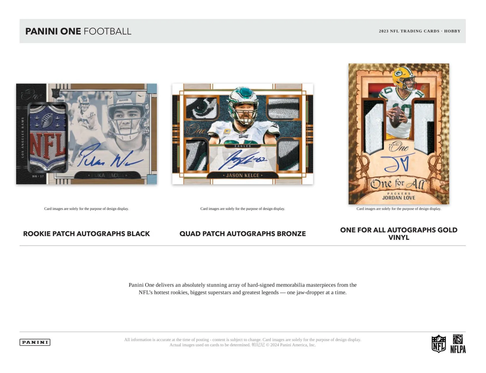 2023 Panini One Football Hobby Box