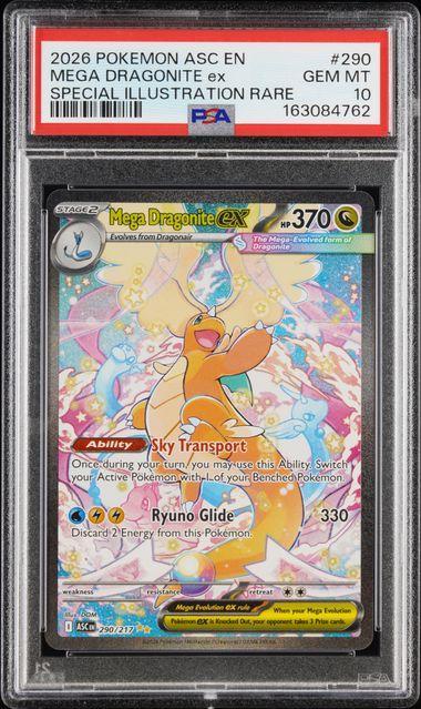 2026 Pokemon Ascended Heroes Mega Dragonite ex 290 PSA 10
